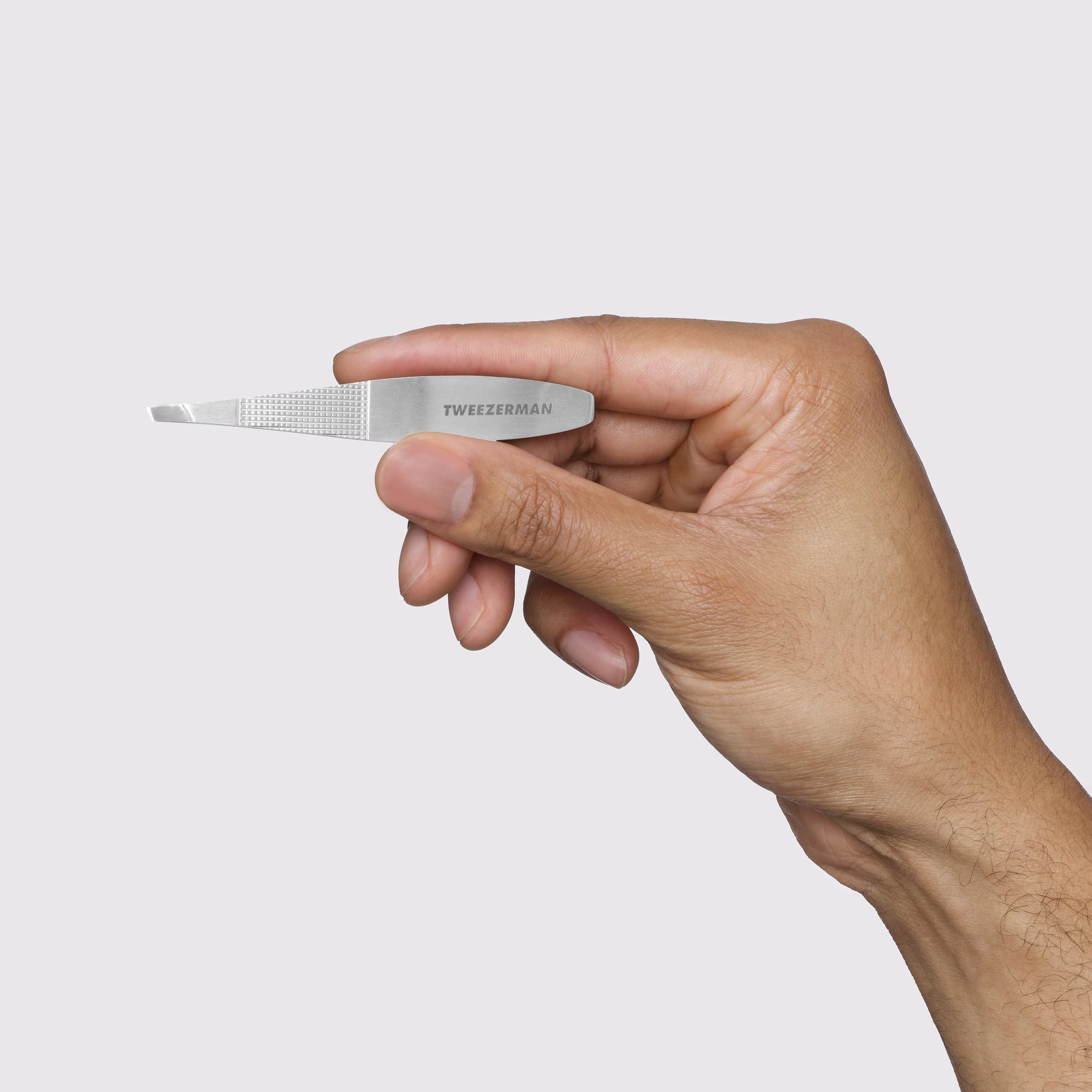 Tweezerman Wide Grip Slant Tweezer Stainless Steel