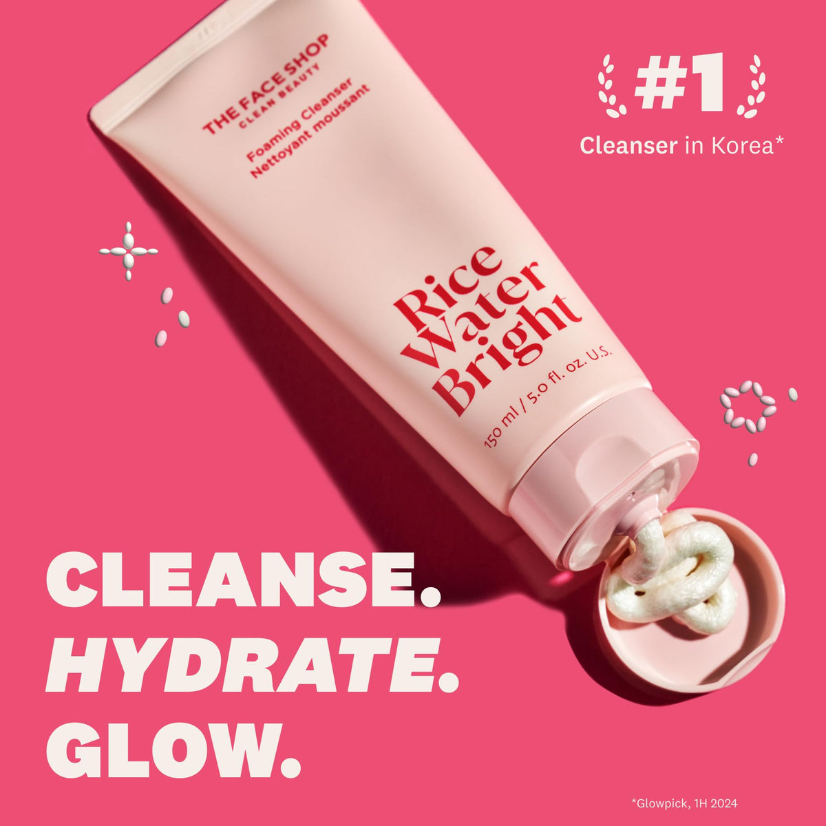 THE FACE SHOP Rice Water Bright Double Cleansing Duo Set - The Face Shop Official Imagery - 3