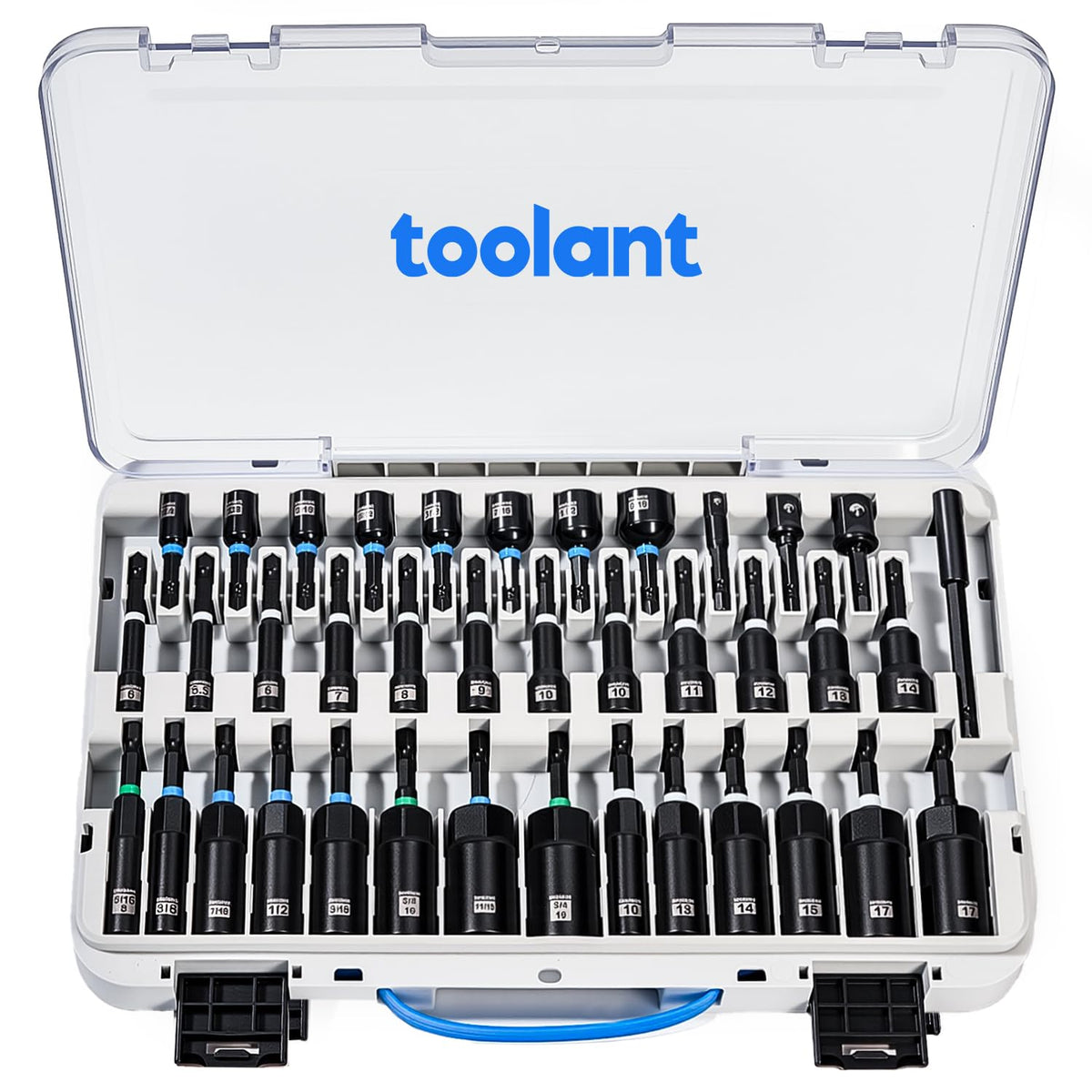toolant Magnetic Nut Driver Set 38 Piece - toolant Official Imagery - 1