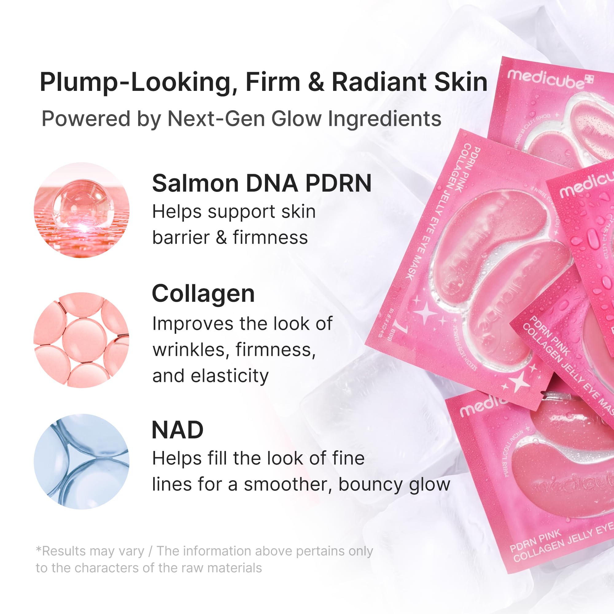 medicube Jelly Eye Mask PDRN Pink Collagen - medicube