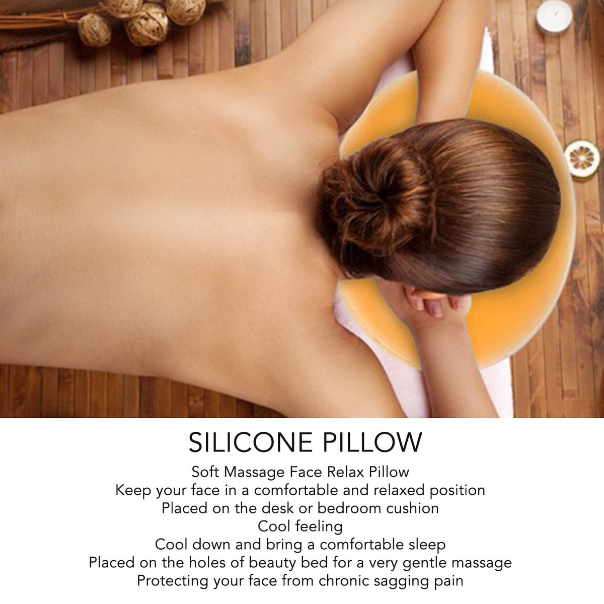 Silicone Pillow Professional Massage Bed Table Face Massage - Asixxsix Official Imagery - 5