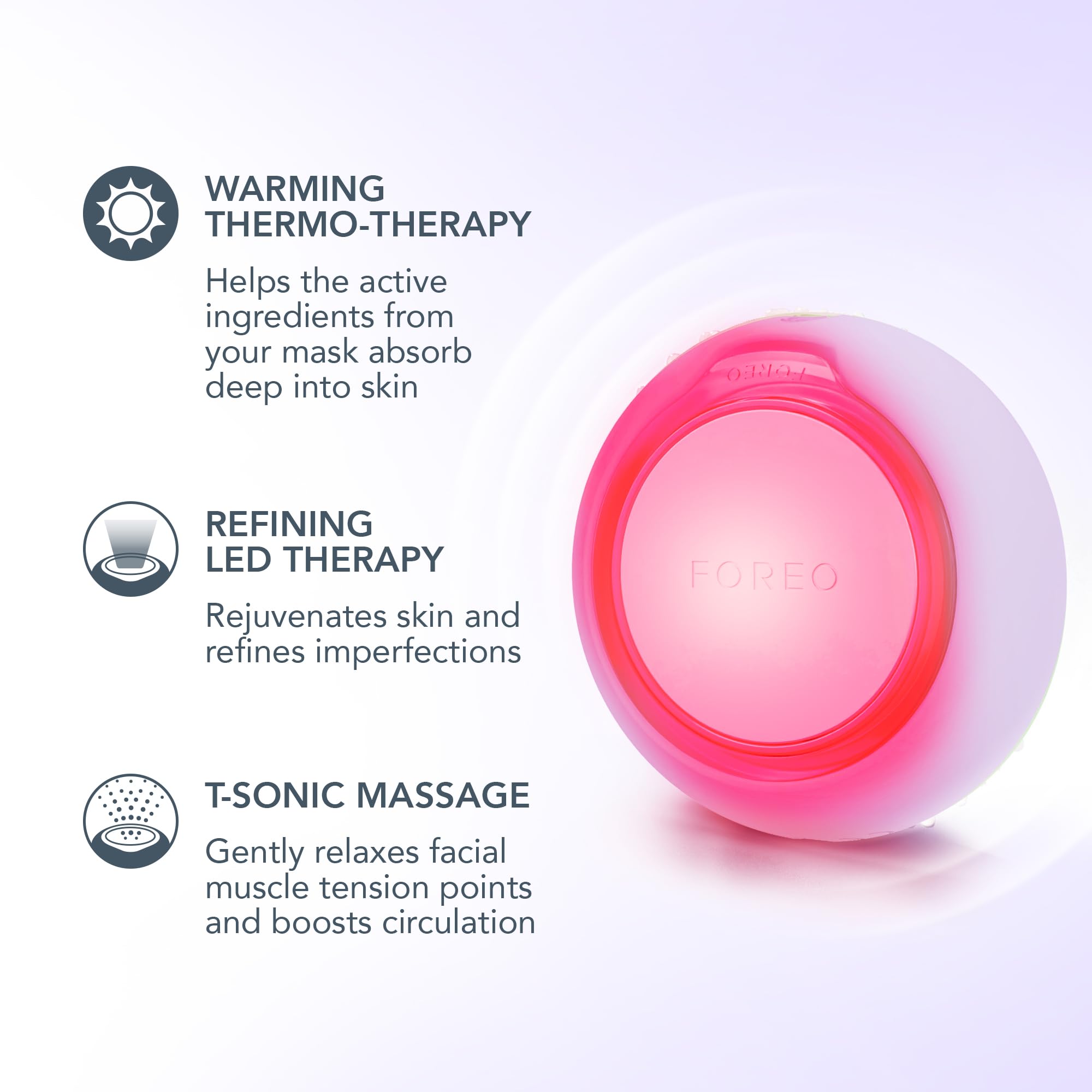 FOREO UFO 3 go Travel-friendly Face Mask Skincare Device - FOREO