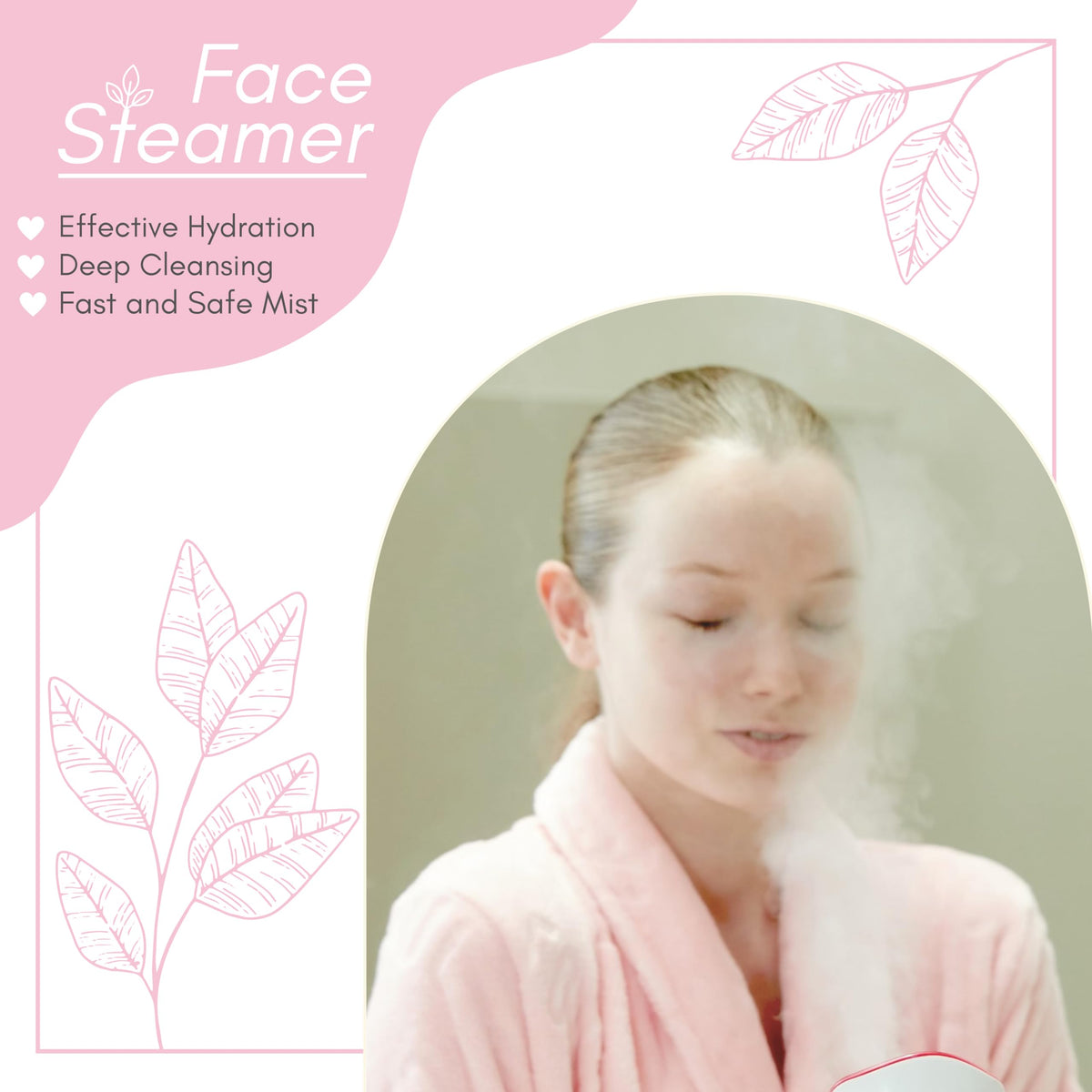 Rude Gal Beauty Facial Steamer for Deep Cleansing Humidifier - Rude Gal Beauty LLC. Official Imagery - 6
