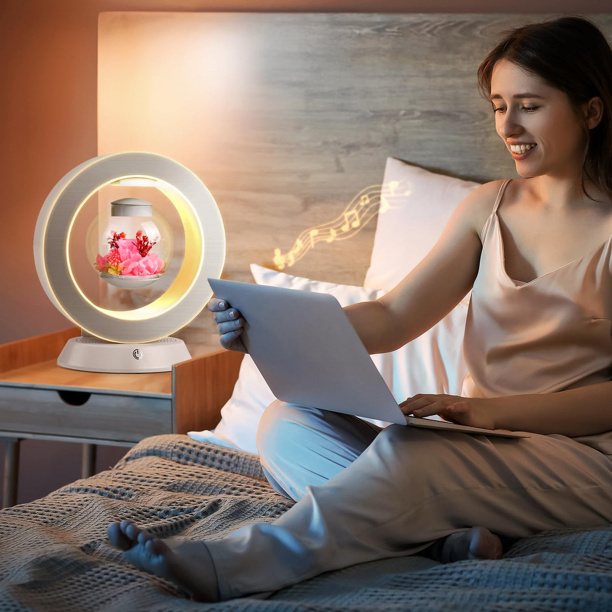 LoveLin Magnetic Levitation Table Lamp with Bluetooth - LoveLin Official Imagery - 5