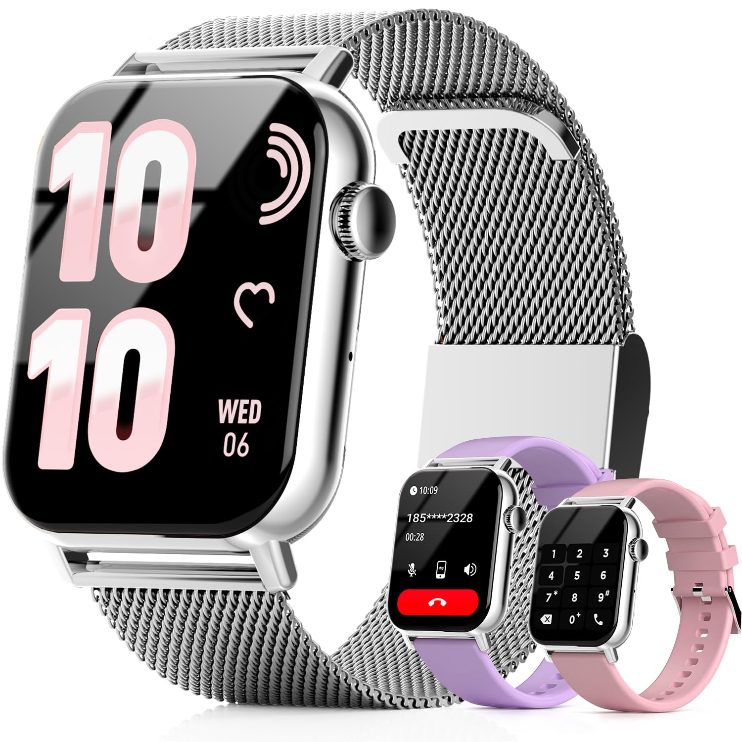 Trendia Smart Watches for Women, 1.83'' HD Fitness Tracker with Answer - View 9