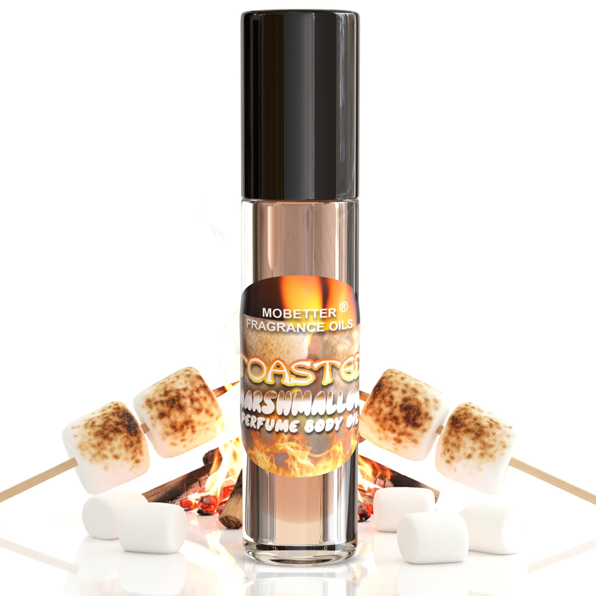 MOBETTER FRAGRANCE OILS Toasted Marshmallow Perfume Body Oil - Product Imagery