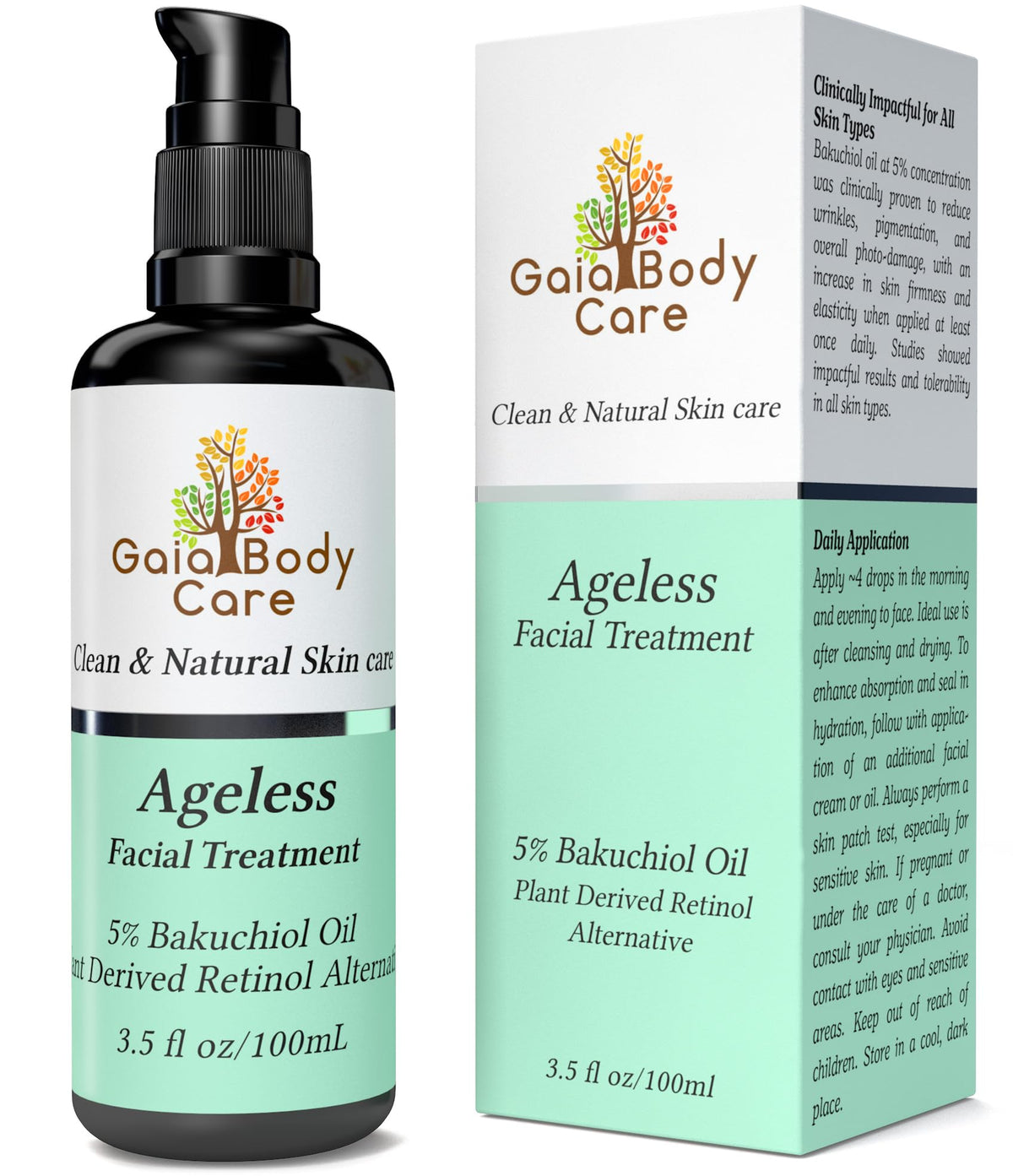 Gaia Body Care 5 Bakuchiol Oil Organic - Gaia Body Care Official Imagery - 5