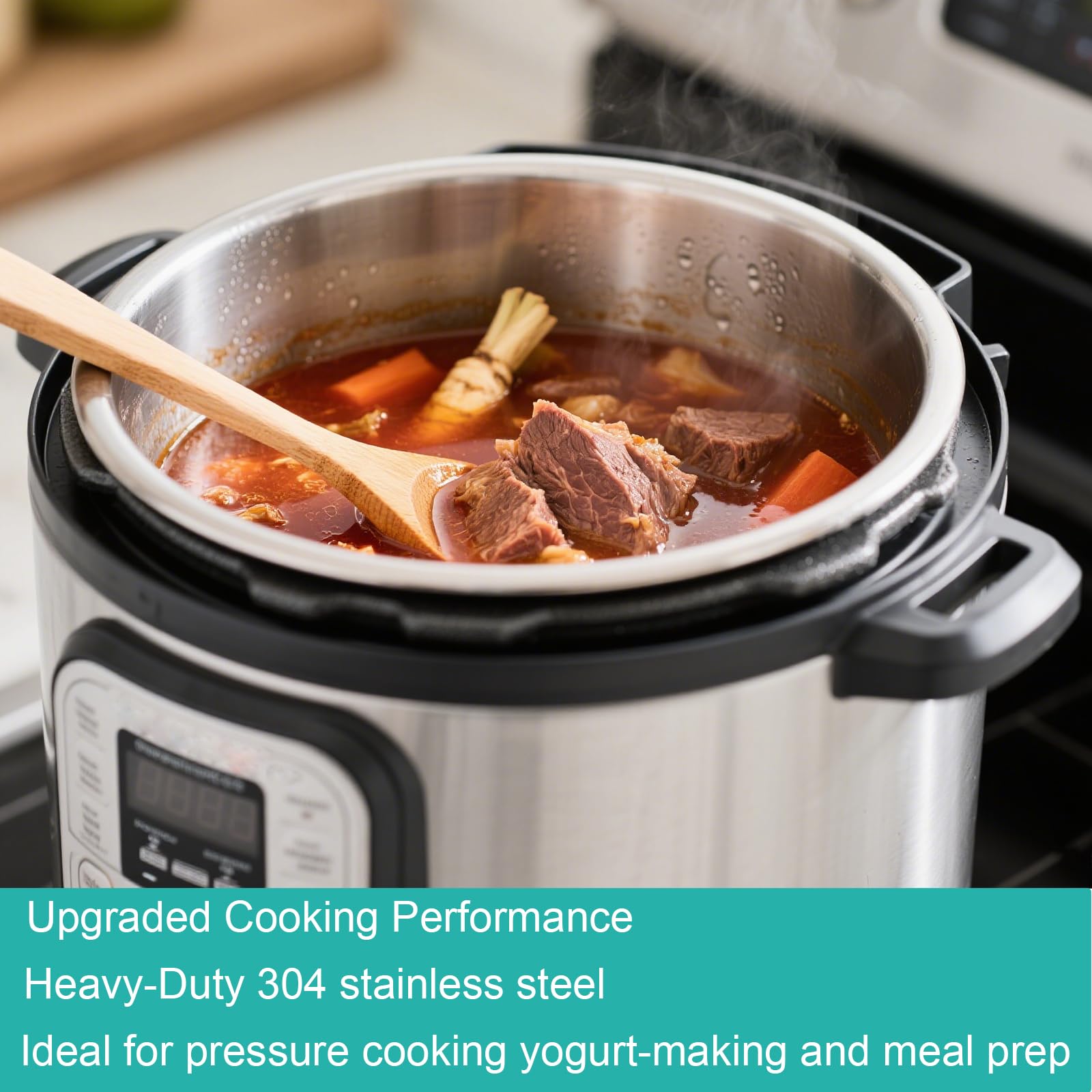 Siireemuu Stainless Steel Inner Pot for Instant Pot 6QT, Upgrade - Siireemuu Official Product View 6