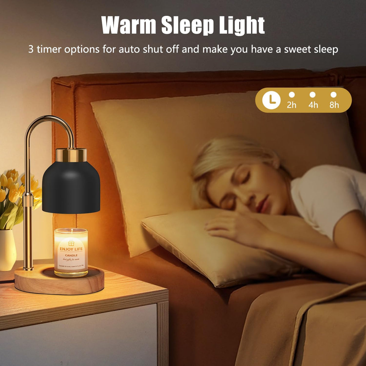 seenlast Candle Warmer Lamp with Dimmer Adjustable Height 2 - seenlast Official Imagery - 5