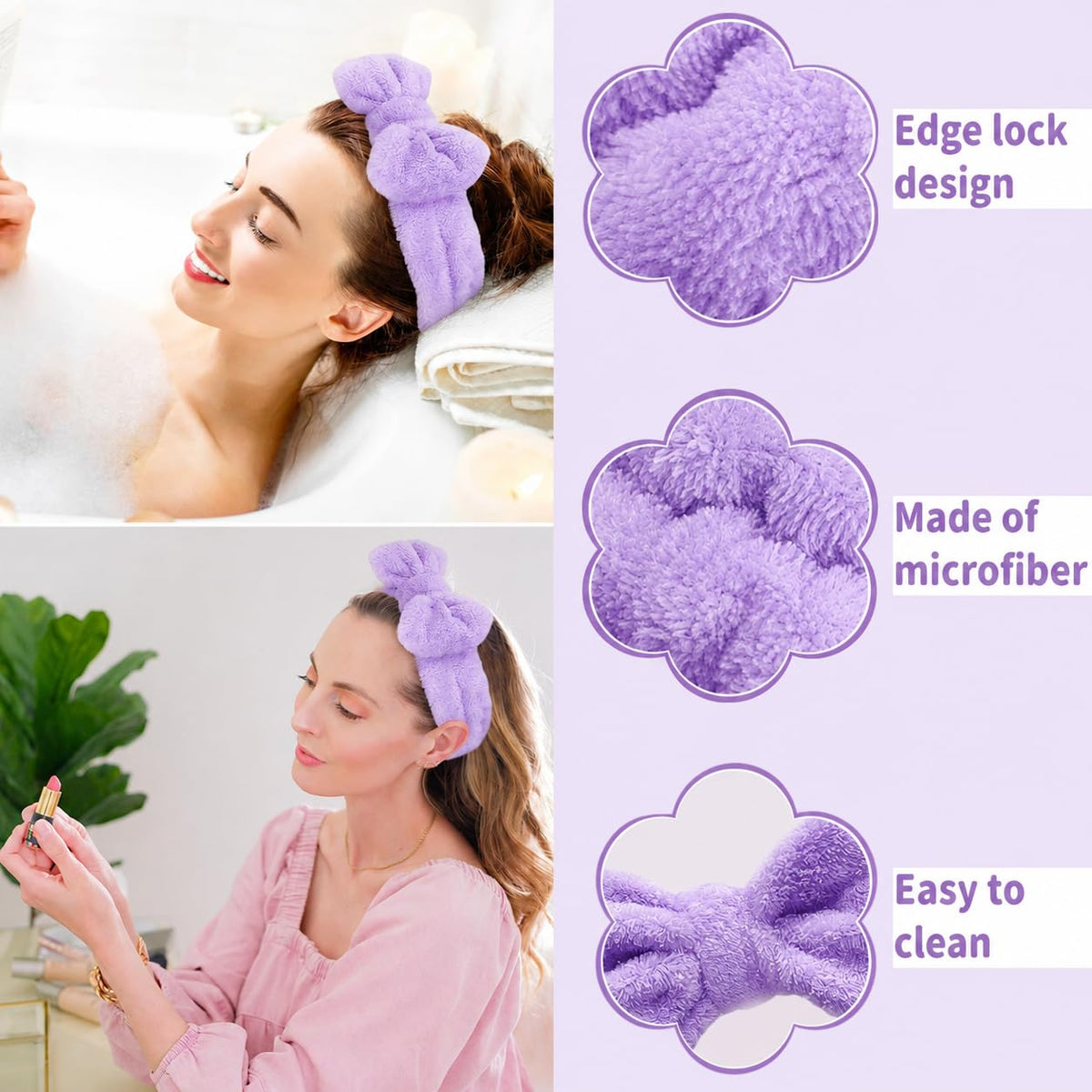 47Pcs Purple Makeup Brushes Set for Women Professional Multi - Jimmidy Official Imagery - 8