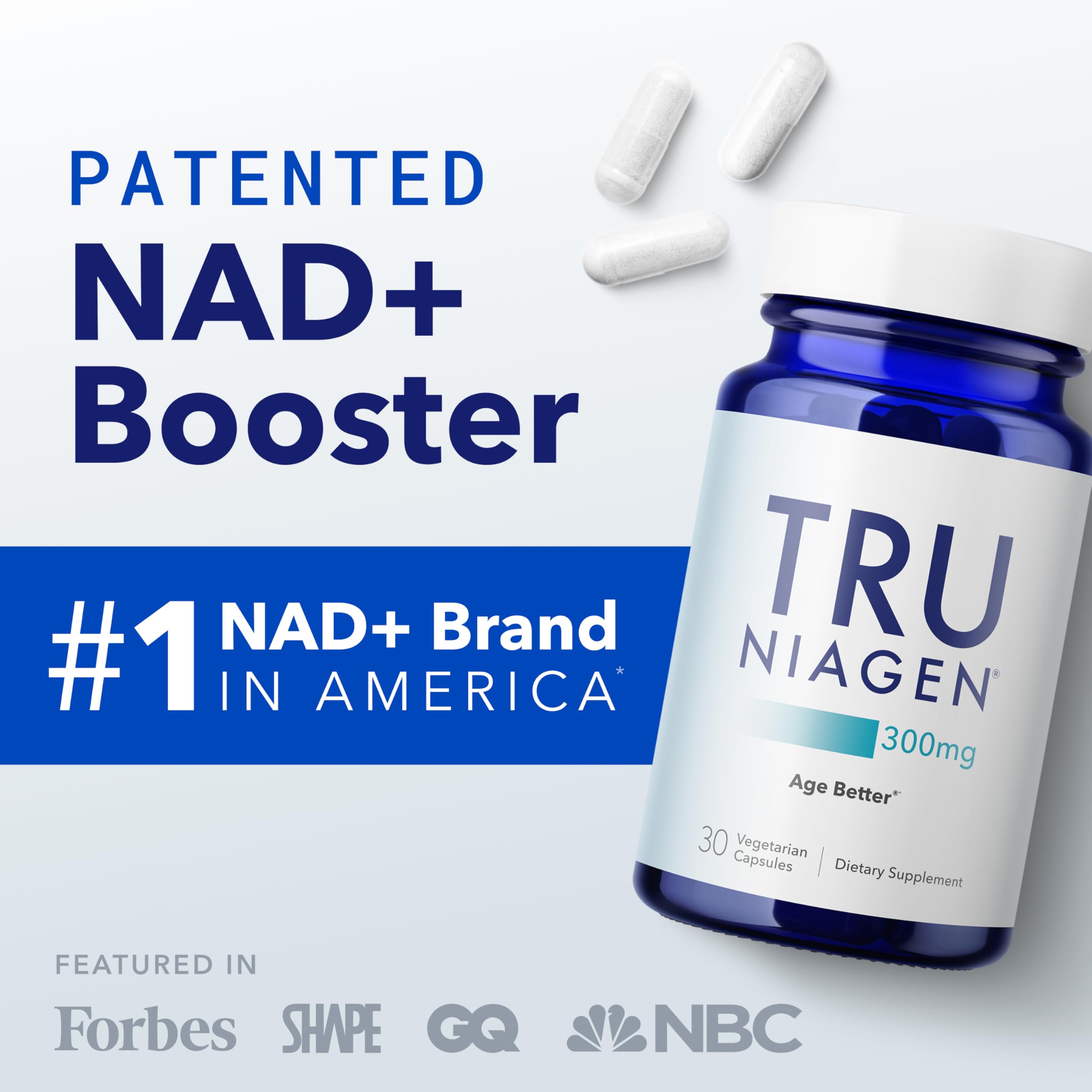 TRU NIAGEN NAD Supplement Nicotinamide Riboside 300mg 30 - TRU NIAGEN Official Imagery - 4