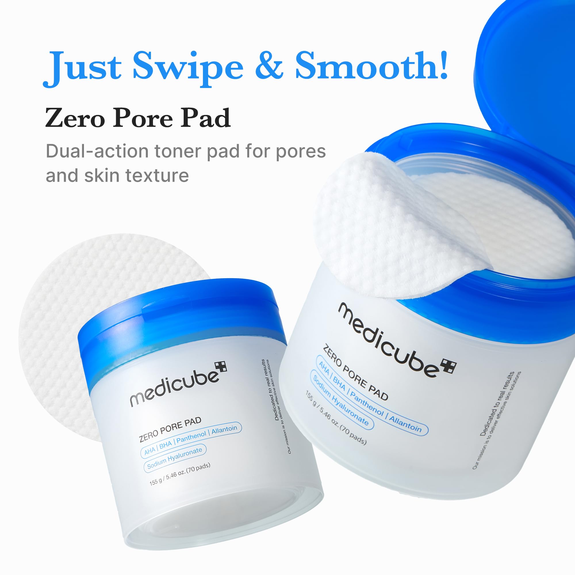 medicube Toner Pads Zero Pore Pad 2.0 for Exfoliation and Pore... - medicube Official Product View 4