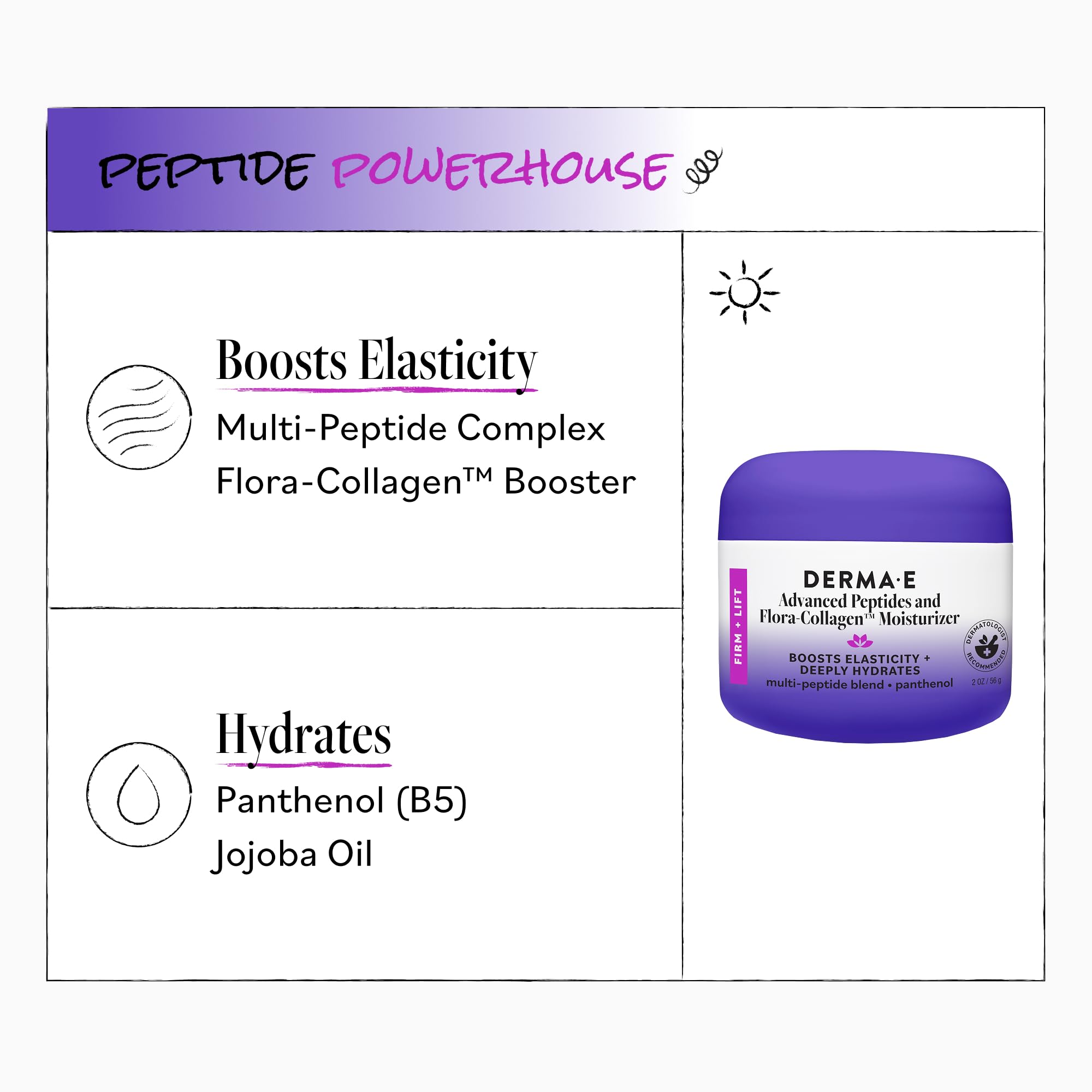 Derma E Advanced Peptides Flora Collagen Face Moisturizer 2 - Derma E Official Imagery - 6