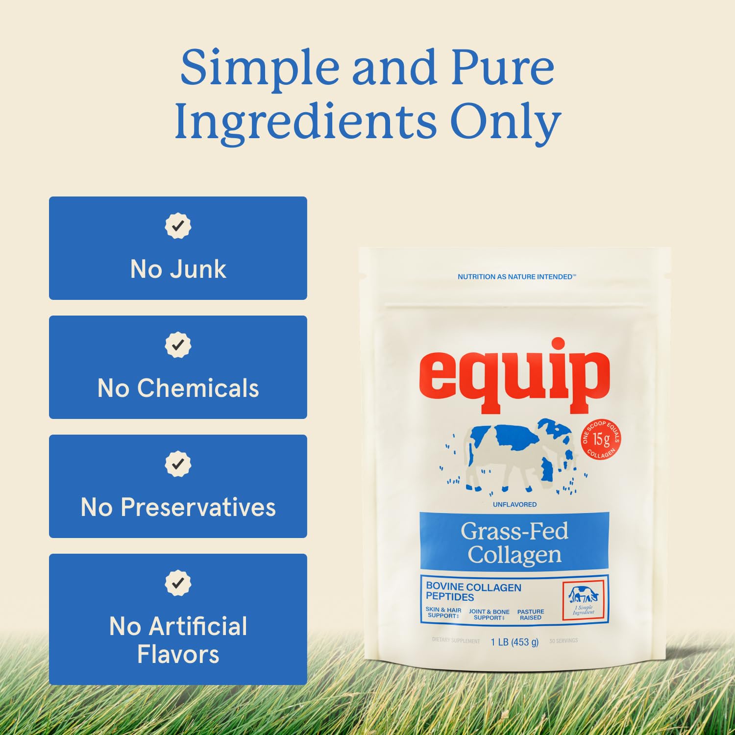 Equip Foods Grass Fed Collagen Powder - Equip Official Imagery - 6