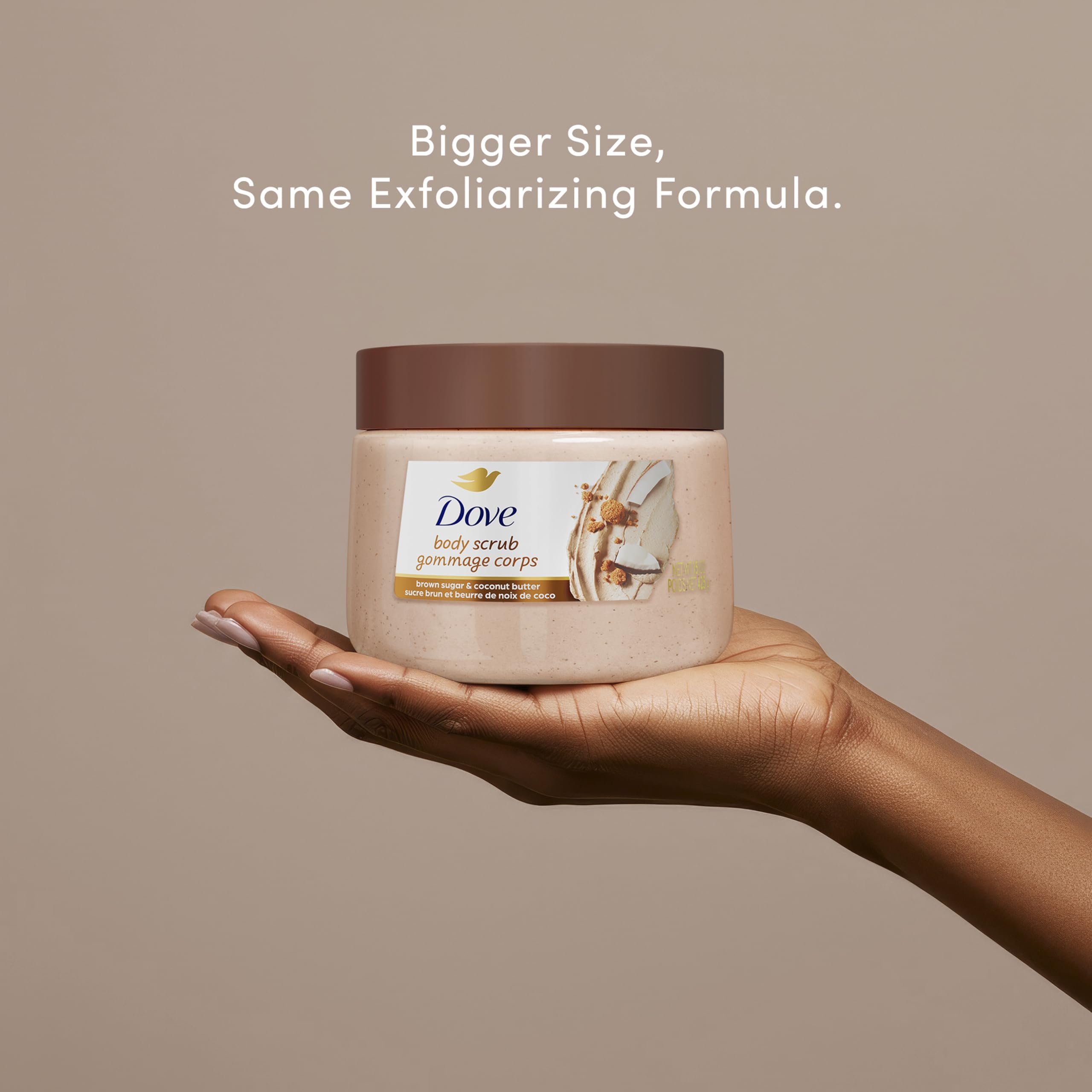 Elefair Tech Dove Brown Sugar and Coconut Butter Body Scrub Exfoliates and Deeply - Elefair Tech Official Product View 4