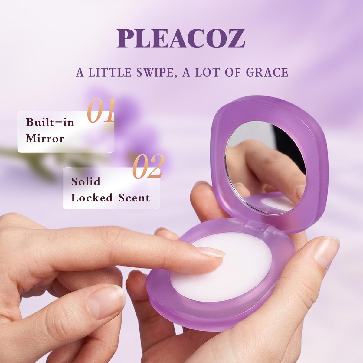 Solid Perfume for Women 2 Pack Floral Scent Travel Size - Pleacoz Official Imagery - 5