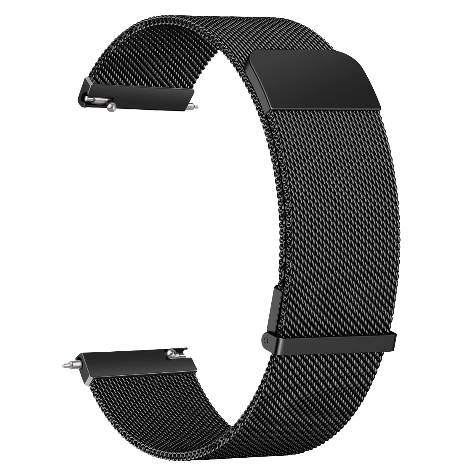 Meliya Metal Watch Bands, 20mm 22mm Quick Release Watch Strap, - Product Imagery