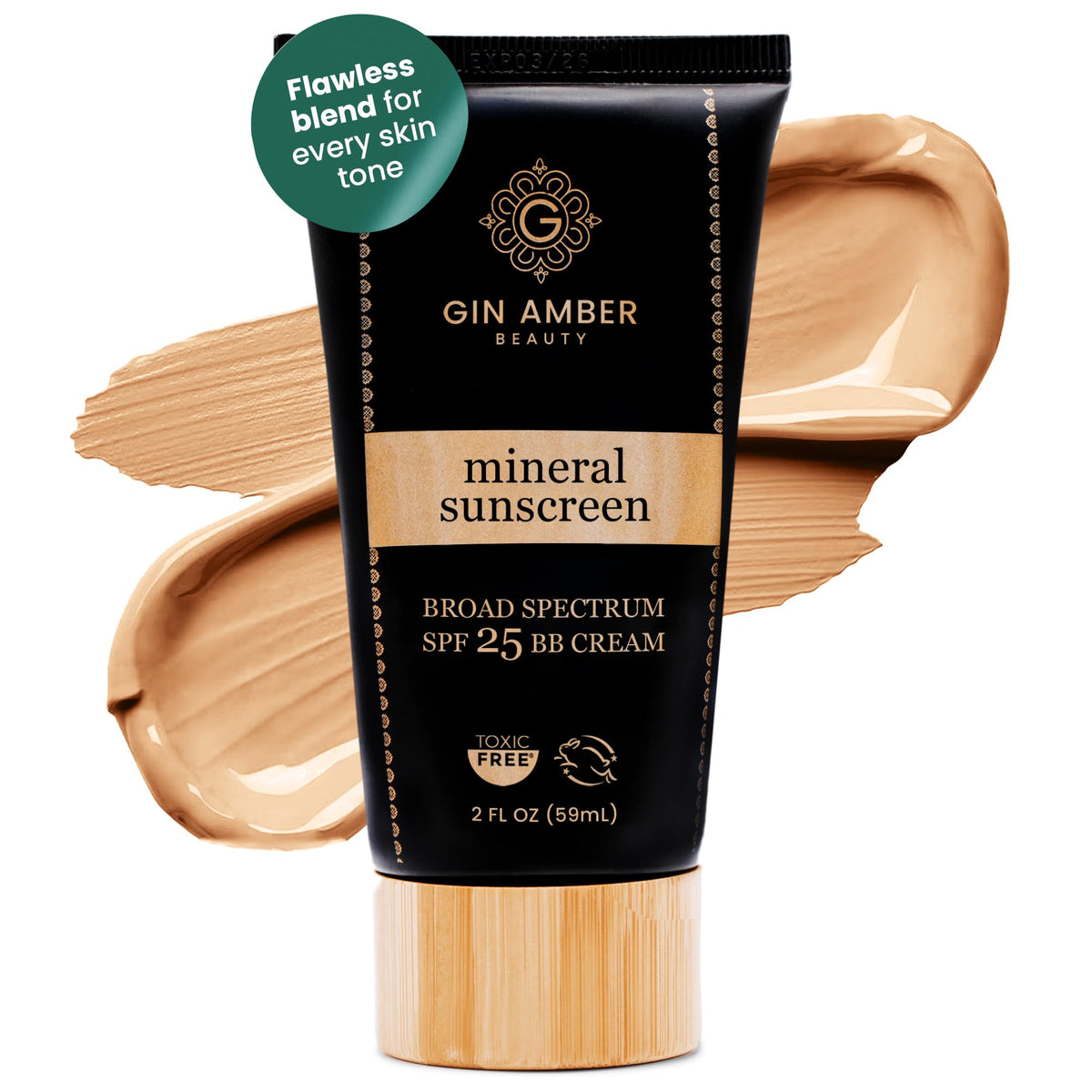 Gin Amber Beauty Mineral Tinted SPF 25 - Gin Amber Beauty LLC Official Imagery - 2