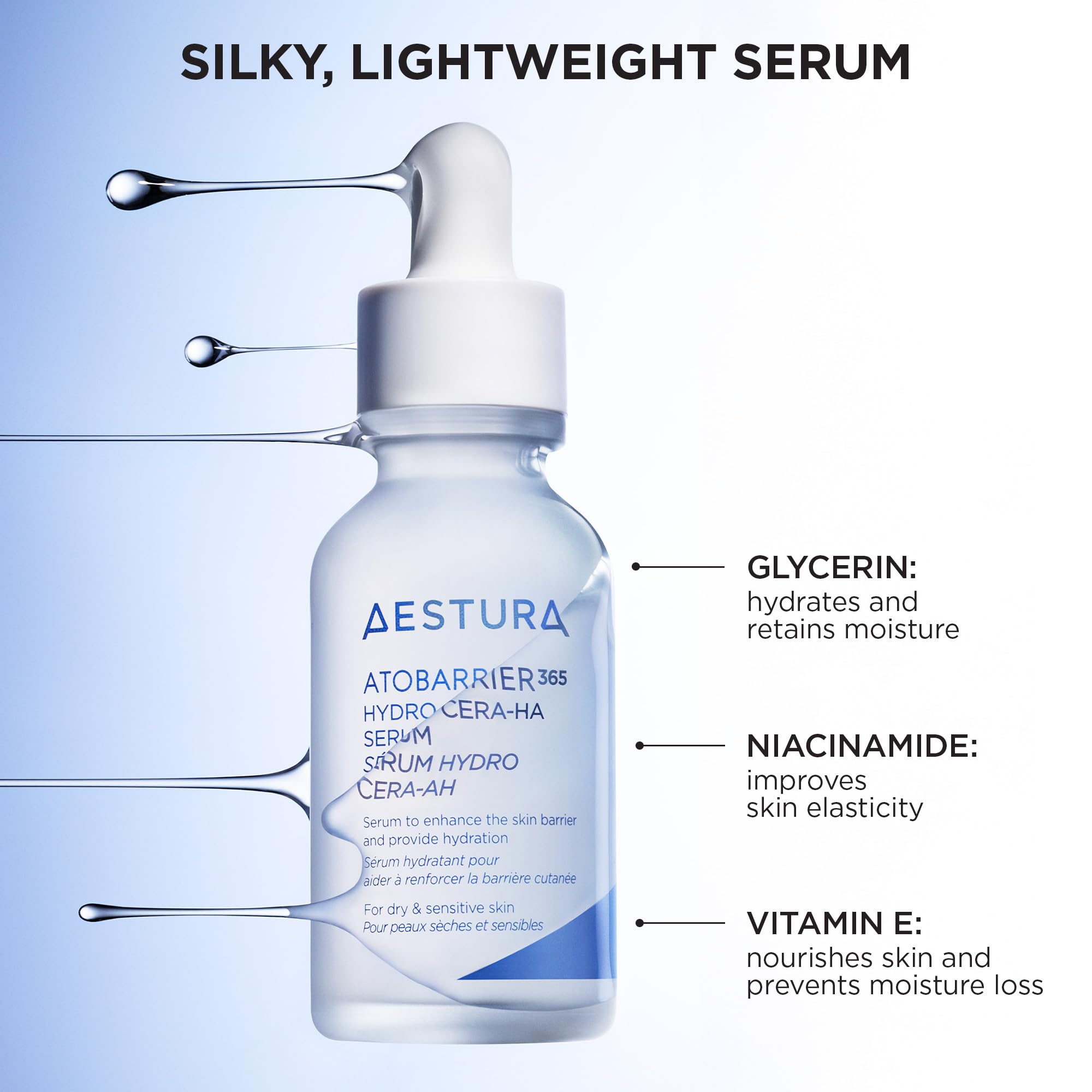 AESTURA ATOBARRIER365 Hydro CERA-HA Korean Face Serum with - AESTURA