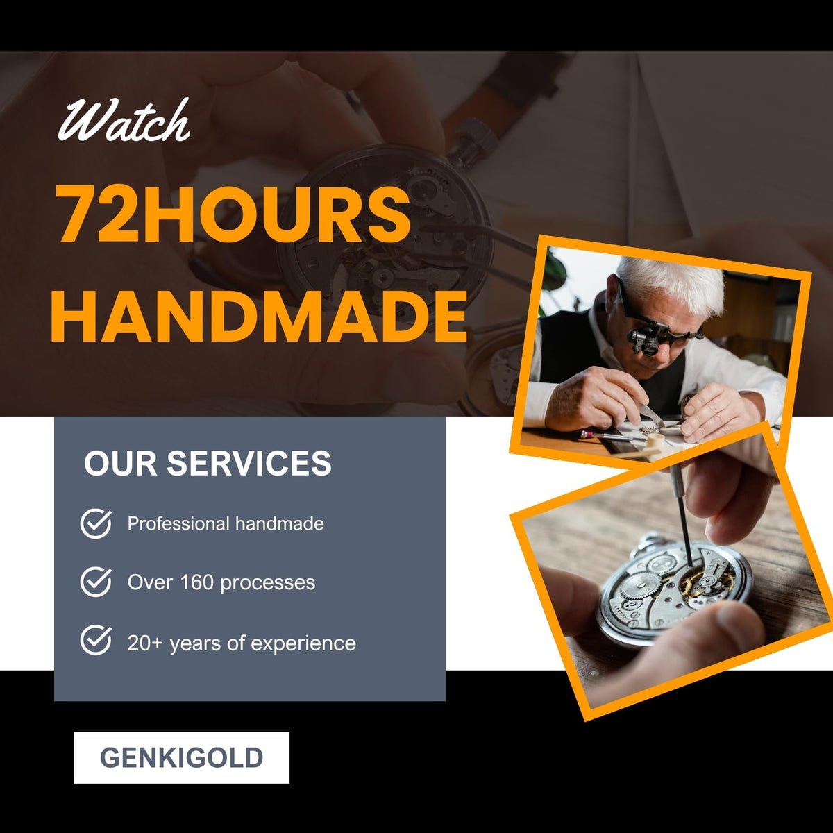 Gold Diamond Watch for Men - genkigold Official Imagery - 7