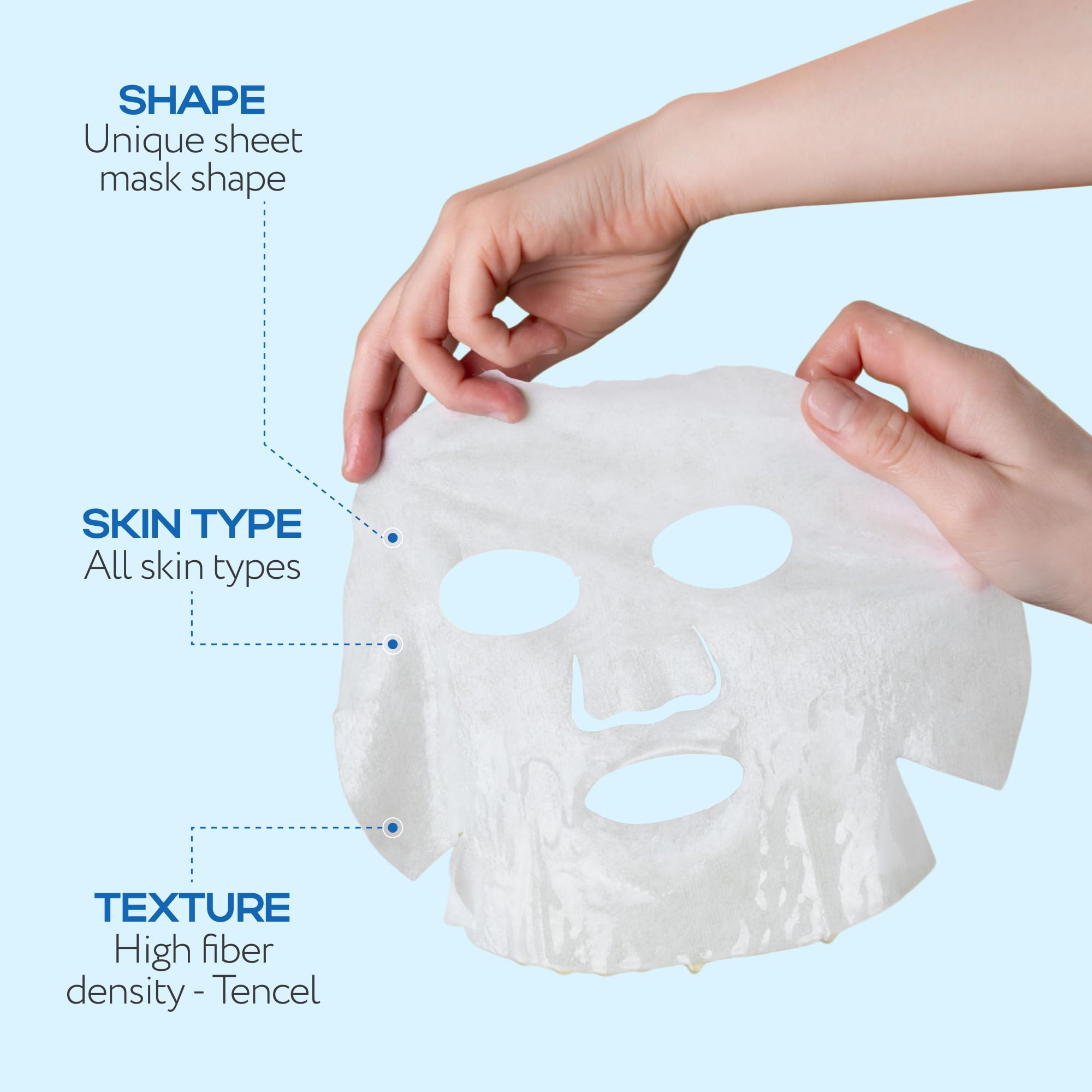 Name Skin Care Korean Cloth Sheet Face Mask Set of 30 - NSC