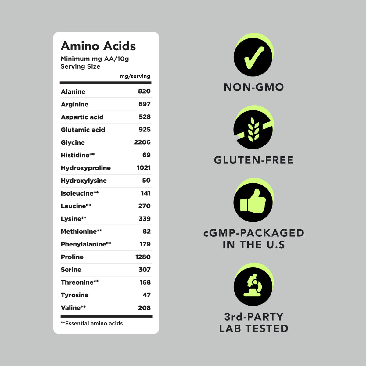 AMANDEAN Collagen Peptides Powder Grass Fed Hydrolyzed Type - AMANDEAN Official Imagery - 8