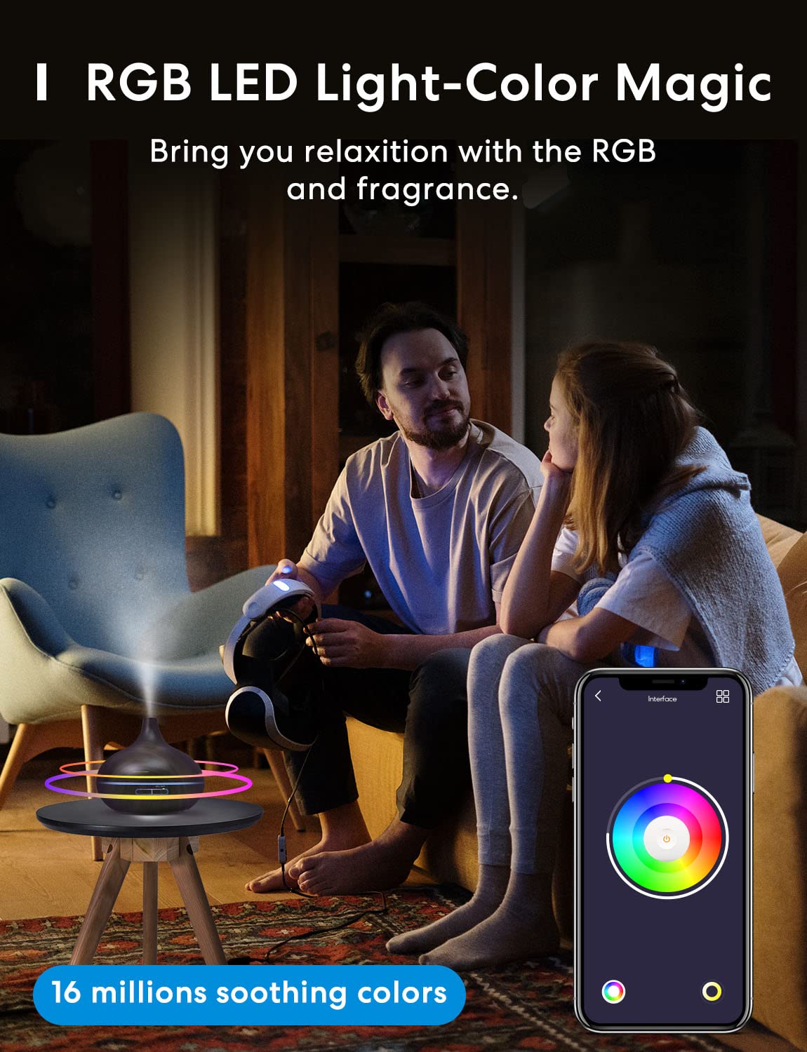 meross Smart Wi Fi Essential Oil Diffuser Voice APP Control - meross Official Imagery - 7