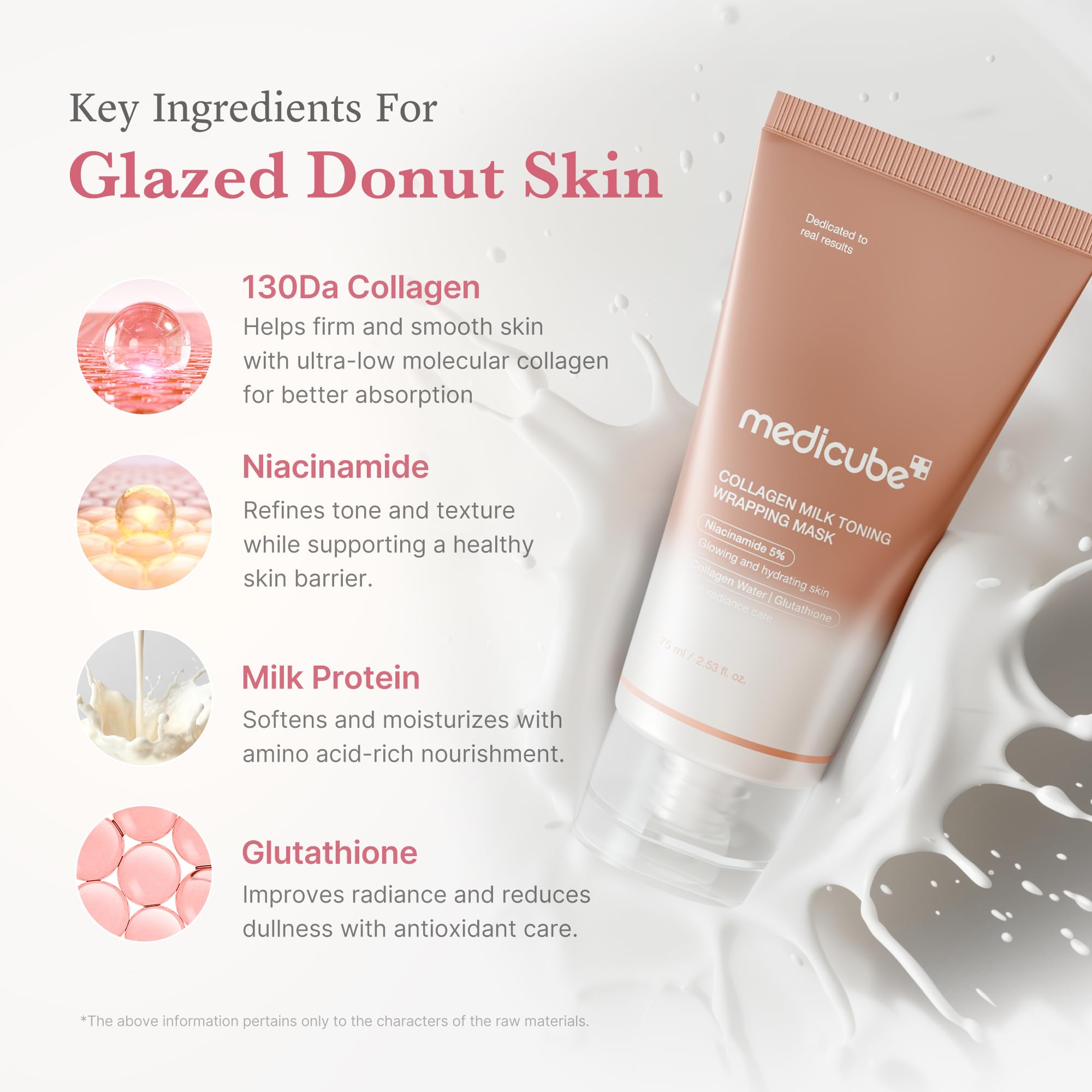 medicube Wrapping Mask Collagen Glazed Milky Glow - medicube