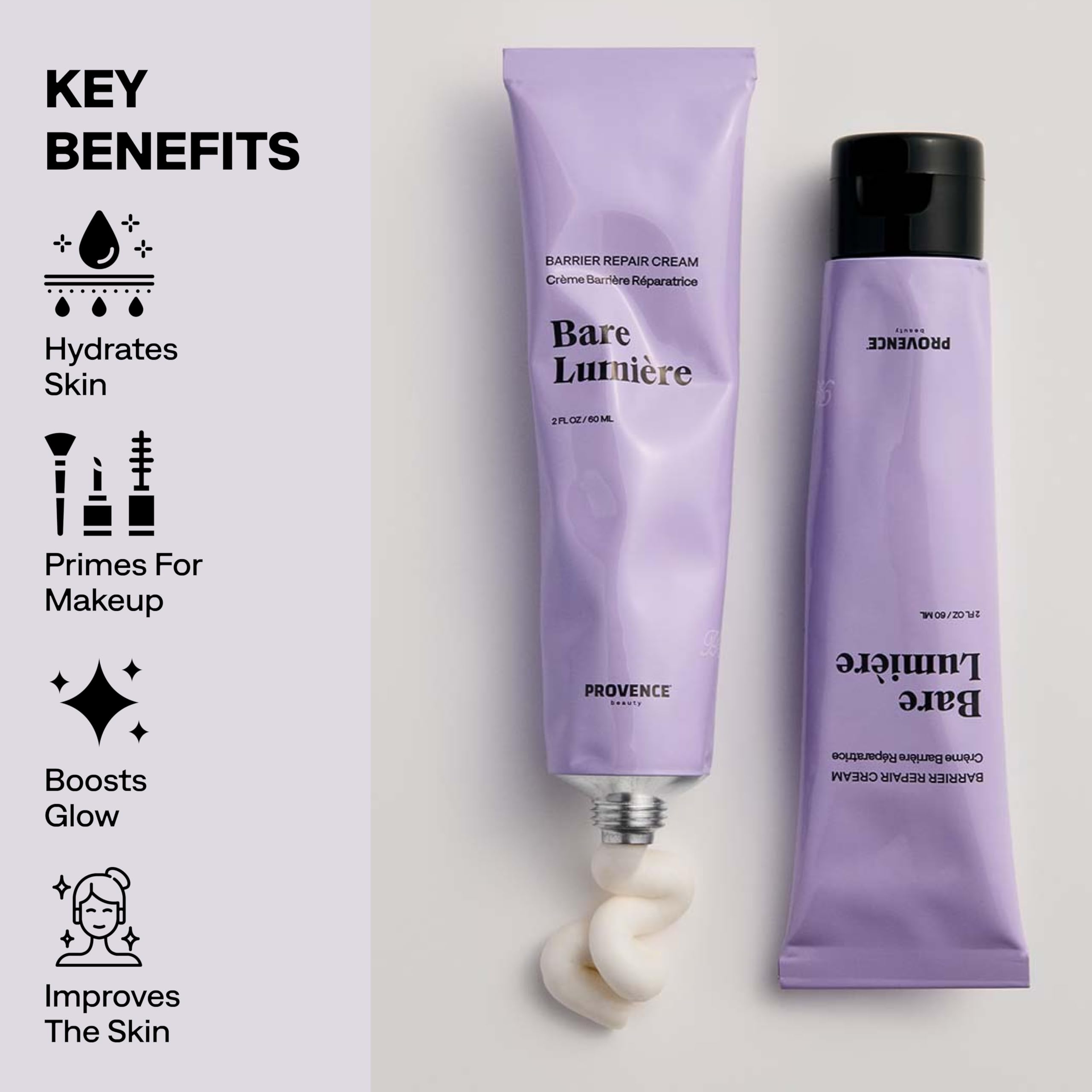 Provence Beauty BARE LUMI RE Skin Barrier Repair Cream 5 in - Provence Beauty Official Imagery - 4
