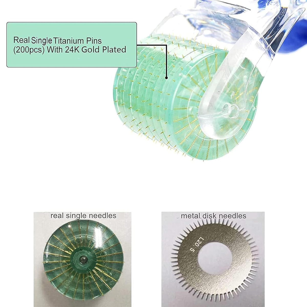 Koi Beauty Professional Derma Roller 200 Real Individual - Koi Beauty Official Imagery - 4