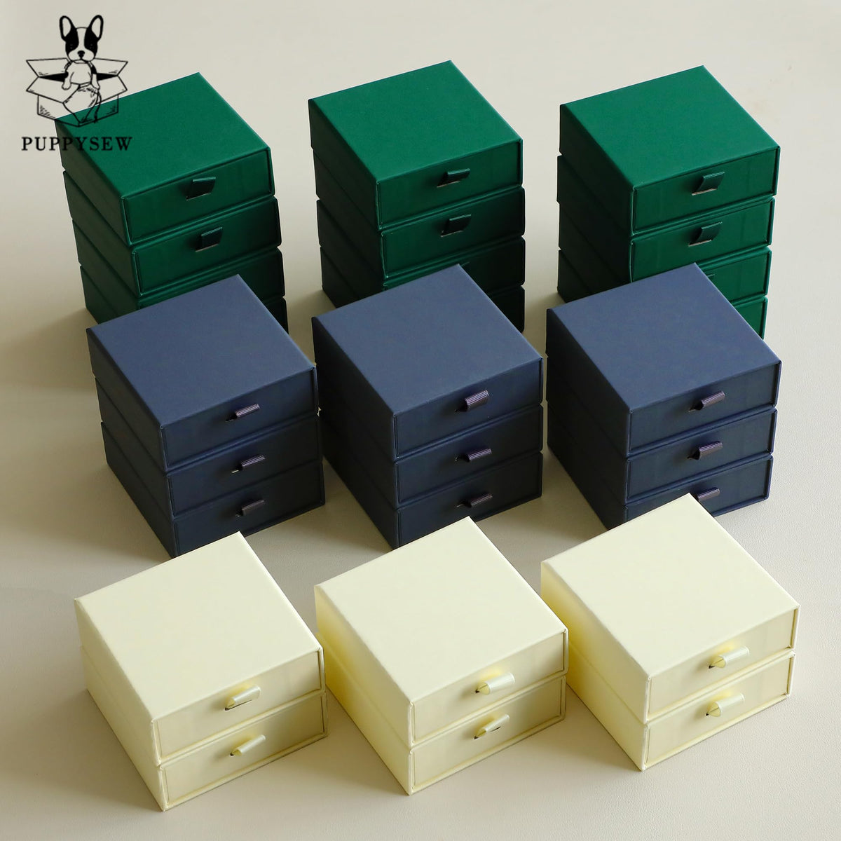 40Pcs Dark Green Small Jewelry Boxes 3 543 541 26in - Handmade Official Imagery - 3