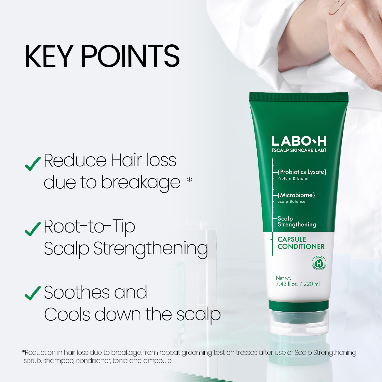 LABO-H LABO.H Scalp Strengthening Capsule Conditioner for Hair Growth & Anti - - LABO-H Official Product View 3