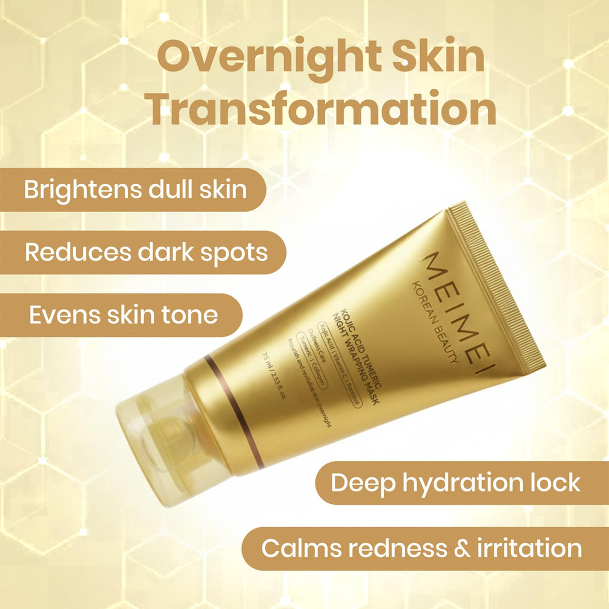 GFG Meimei Turmeric Wrapping Mask With Vitamin C - GFG Official Imagery - 6