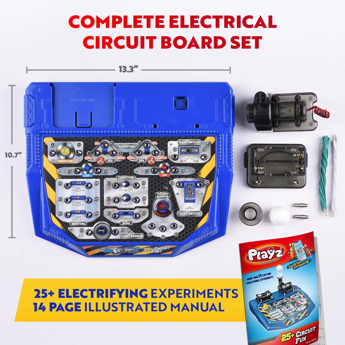 Playz Circuit Board for Kids Educational Science Kits for - Playz Official Imagery - 4
