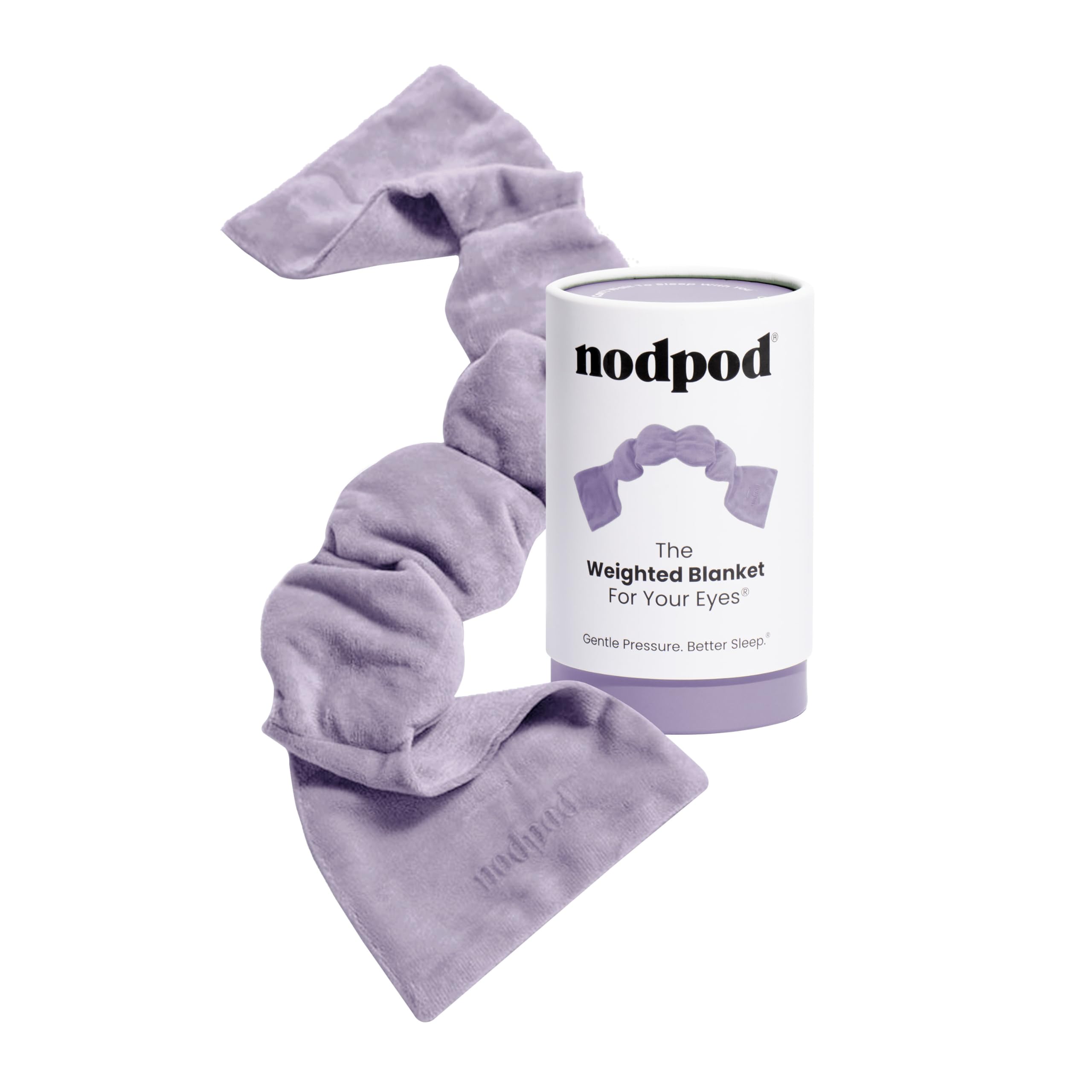 nodpod Mineralized Silk Gentle Pressure Sleep Mask, Weighted Eye Mask - nodpod Official Product View 7
