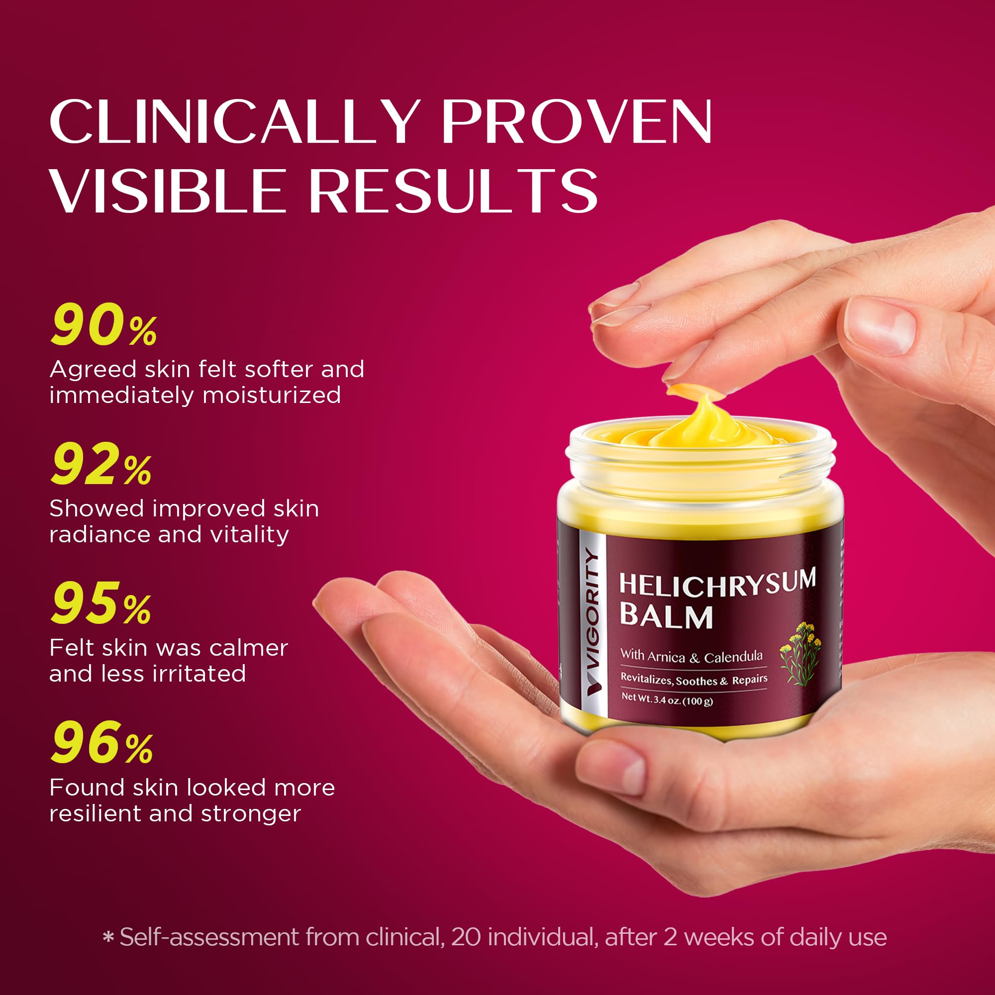 Vigority Helichrysum Balm Soothes Repairs Restorative Arnica - Vigority Official Imagery - 5