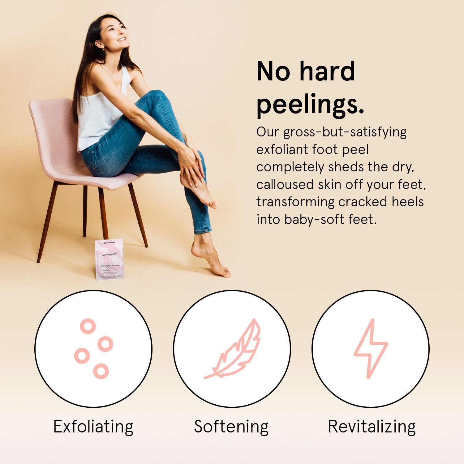 grace & stella Award-Winning Foot Peel Mask - View 3