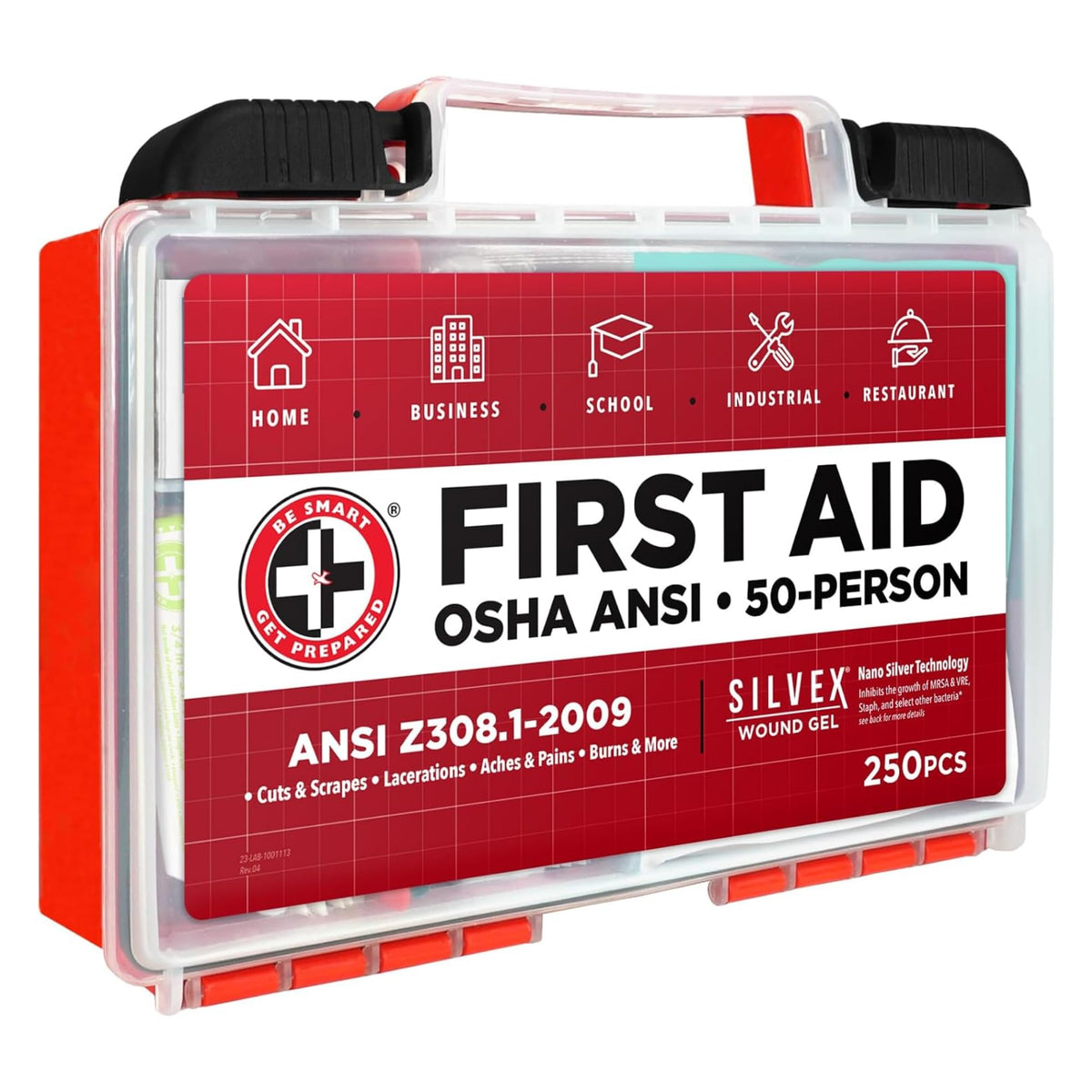 Be Smart Get Prepared OSHA ANSI First Aid Kit - Be Smart Get Prepared Official Imagery - 8