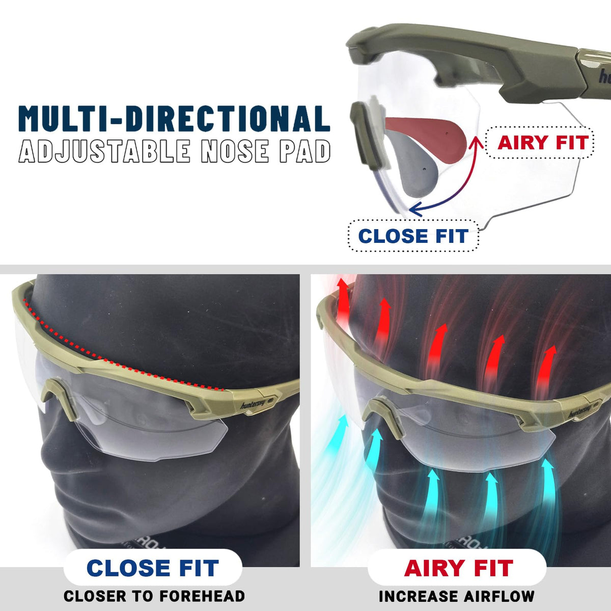 Ballistic Tactical ANSI Z87 1 Impact Protection Anti Fog - HTS HUNTERSKY Official Imagery - 5