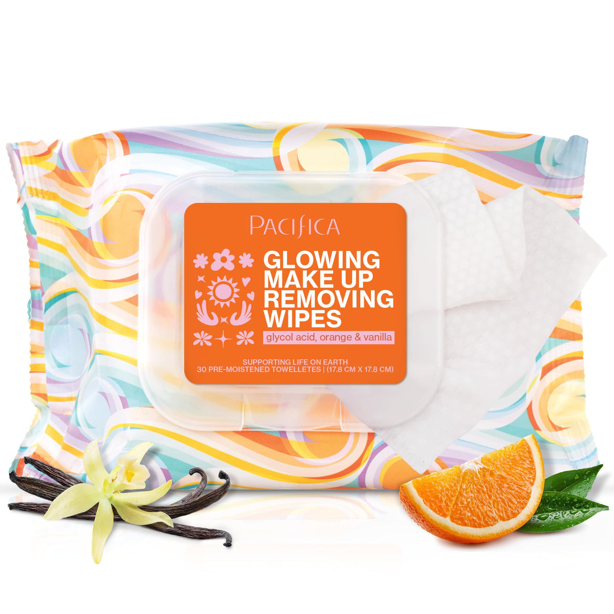 Pacifica Glowing Makeup Remover Wipes - Pacifica Official Imagery - 2