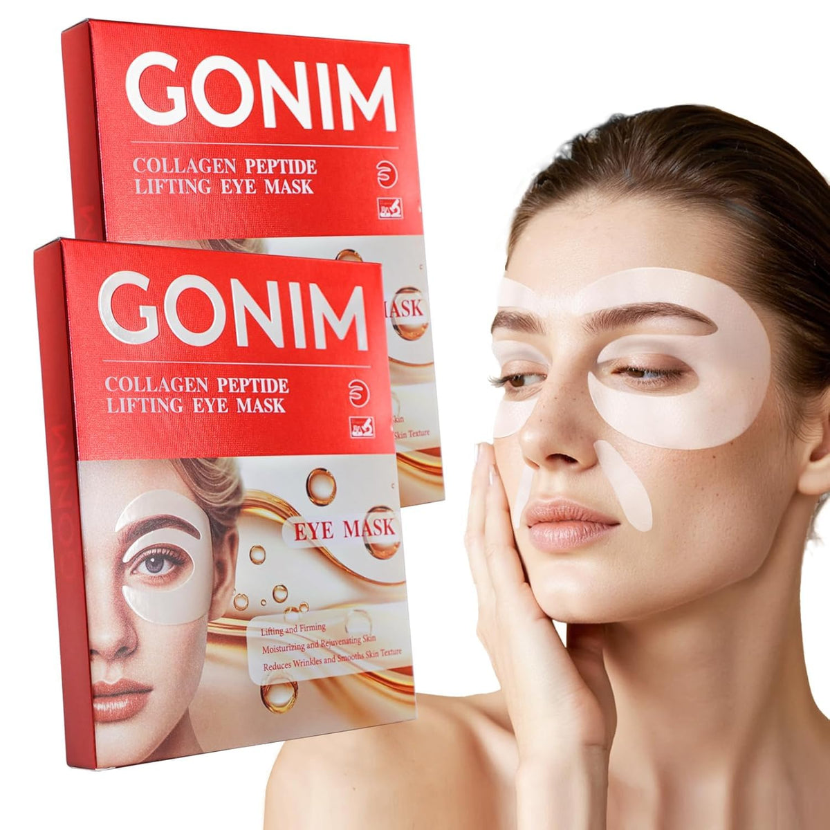 Under Eye Patches for Puffy Eyes and Dark Circles Collagen - GONIM Official Imagery - 2