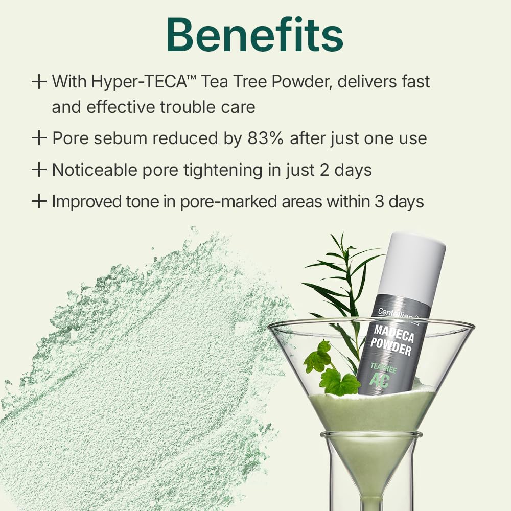 CENTELLIAN 24 Madeca Tea Tree AC Soothing Powder for Sebum Control - CENTELLIAN 24 Official Product View 3