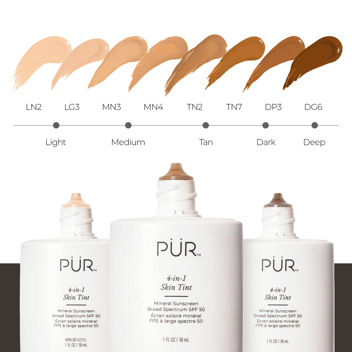 P R MINERALS Tinted Sunscreen for Face 4 in 1 Skin Tint - PÜR MINERALS Official Imagery - 6