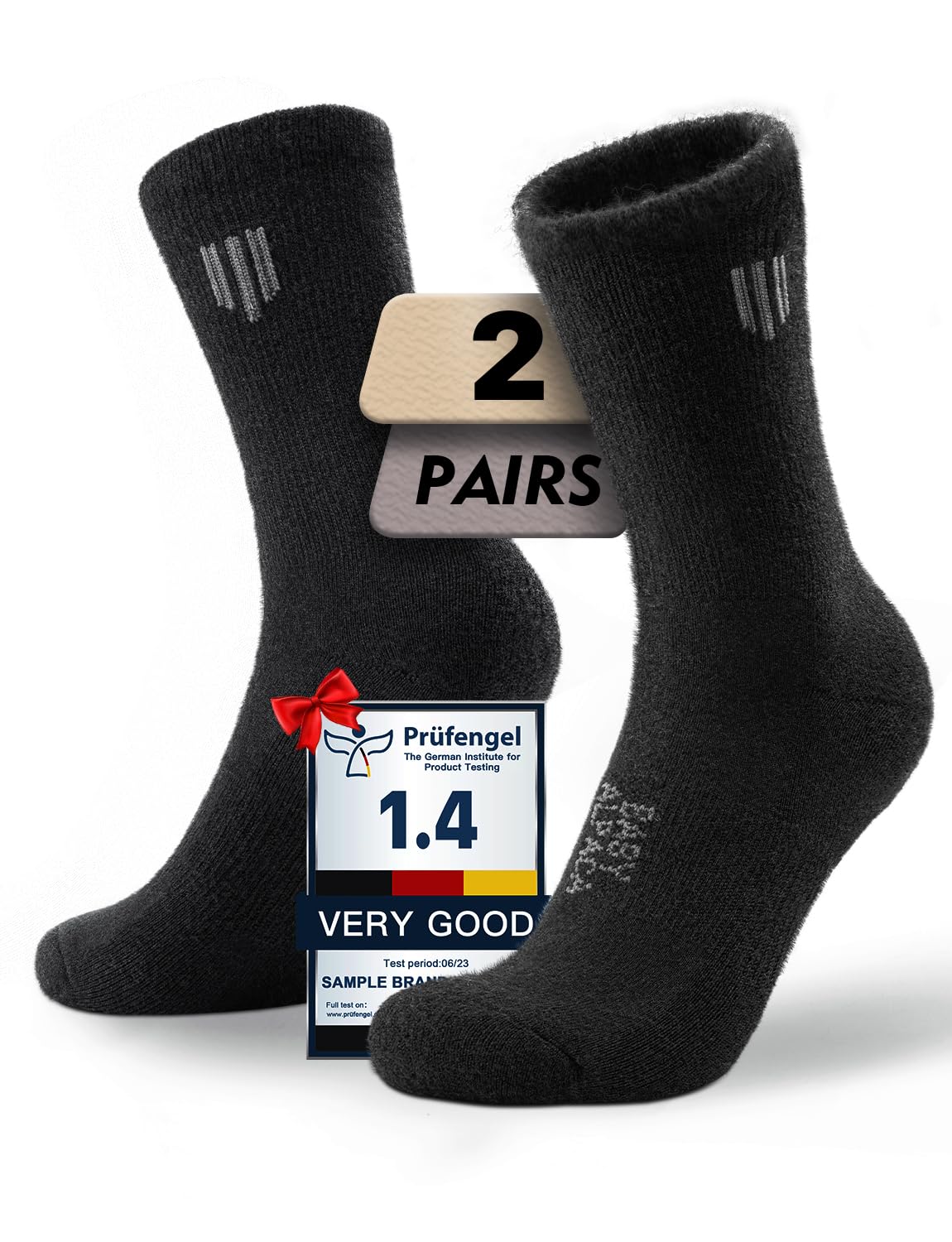Juclise Baby Alpaca Wool Midweight Micro Crew Socks for Men - Juclise Official Imagery - 8