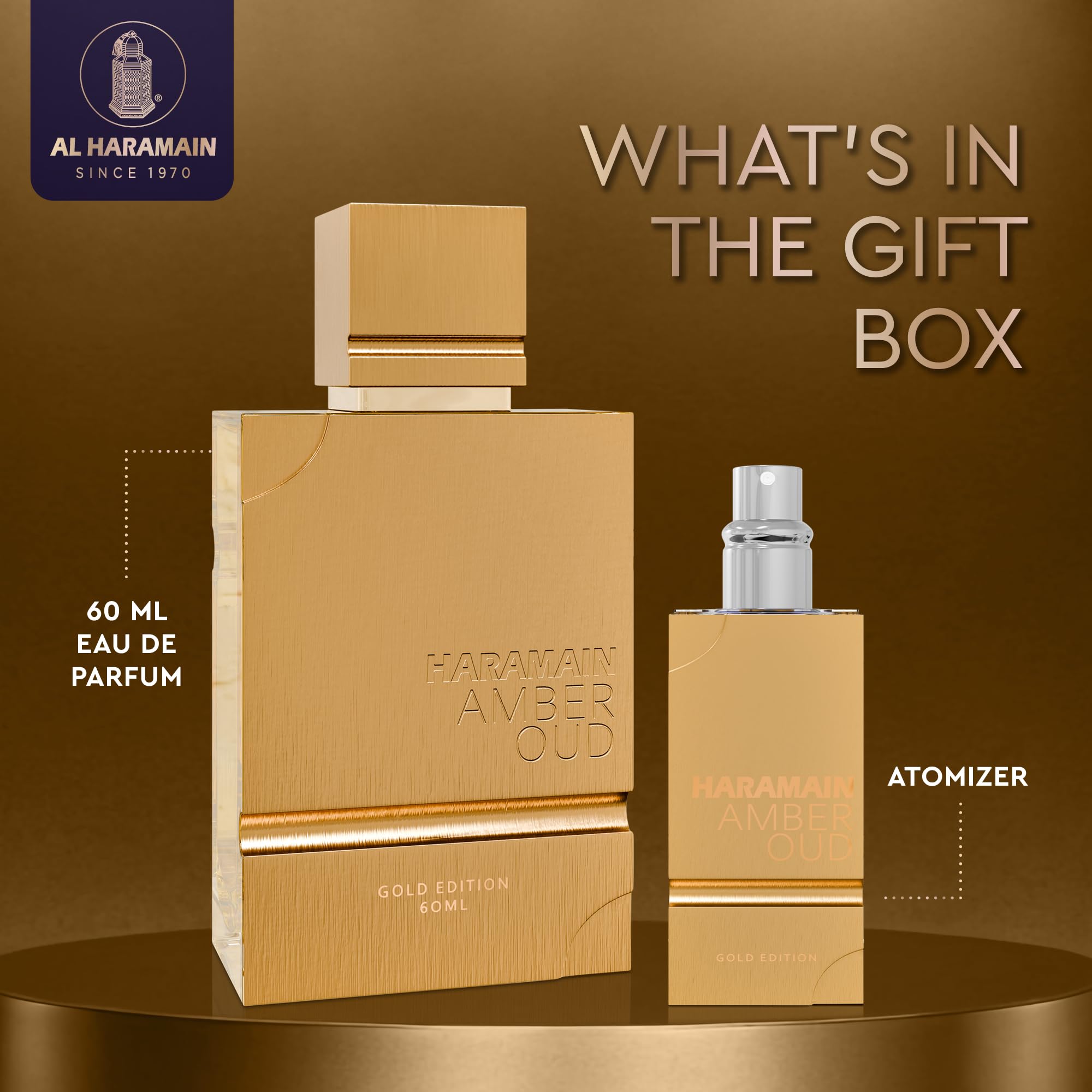 Al Haramain Amber Oud Gold Edition Eau De Parfum Spray 60ml - Al Haramain Official Imagery - 3