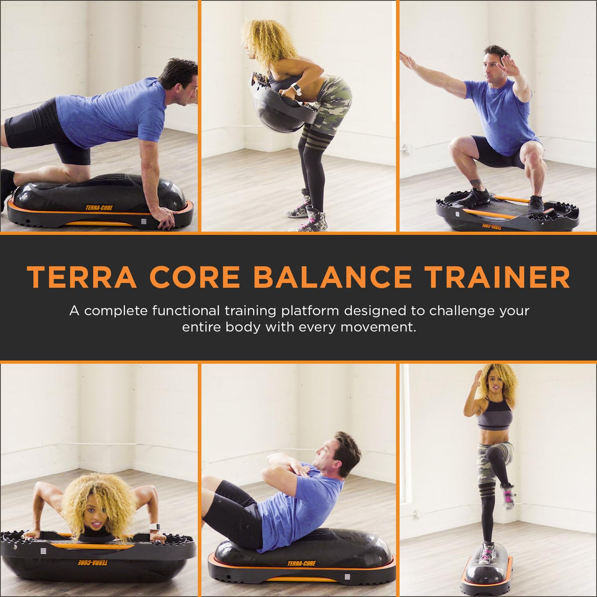 Terra Core Balance Trainer Inflatable Home Gym Fitness - Terra-Core Official Imagery - 3