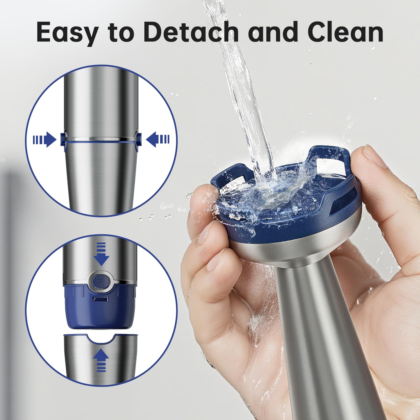 Turelar Immersion Blender Handheld 5 in 1 Hand Blender Set 1100W by turelar - Angle View 8