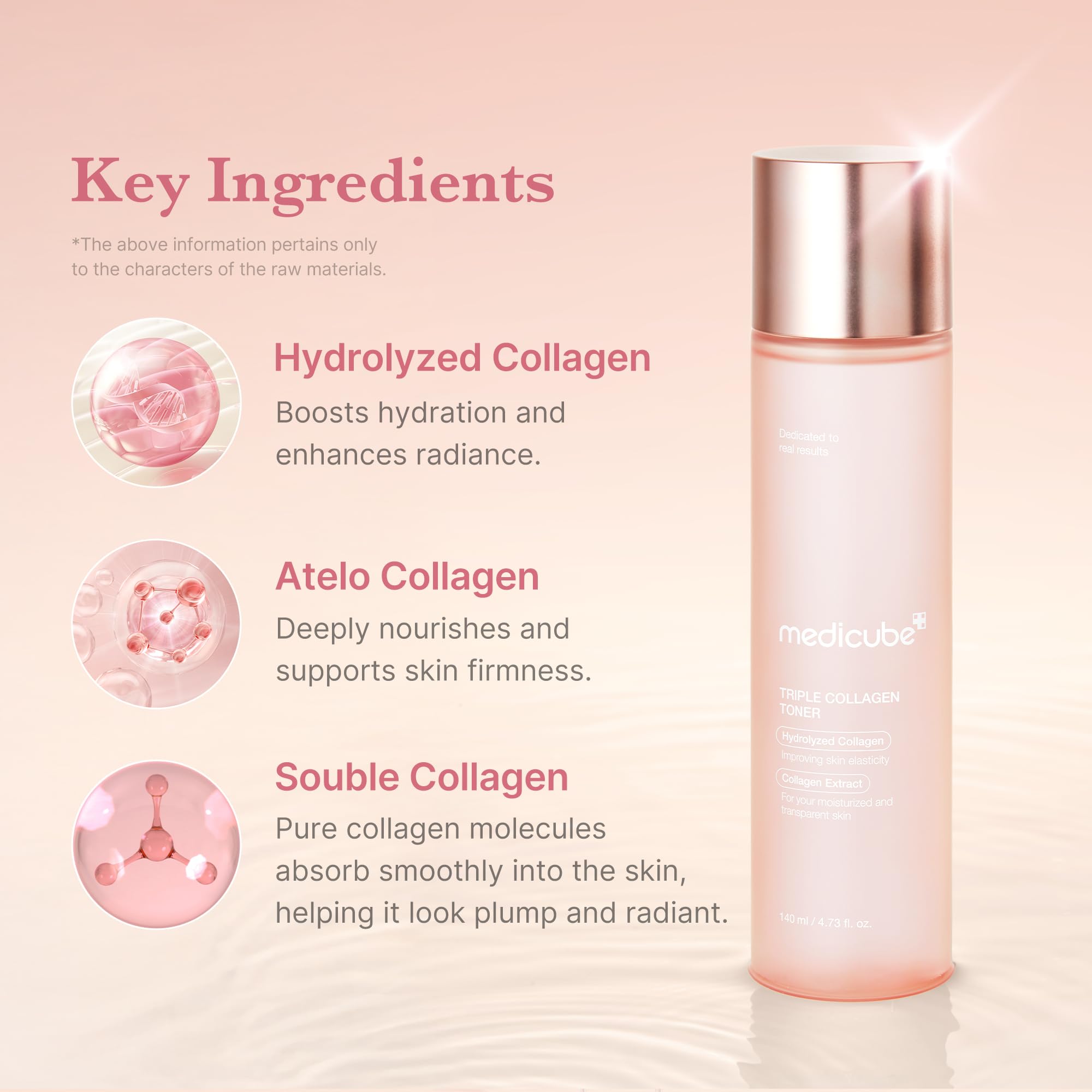 medicube Triple Collagen Toner for Deep Hydration &amp; Plump - medicube