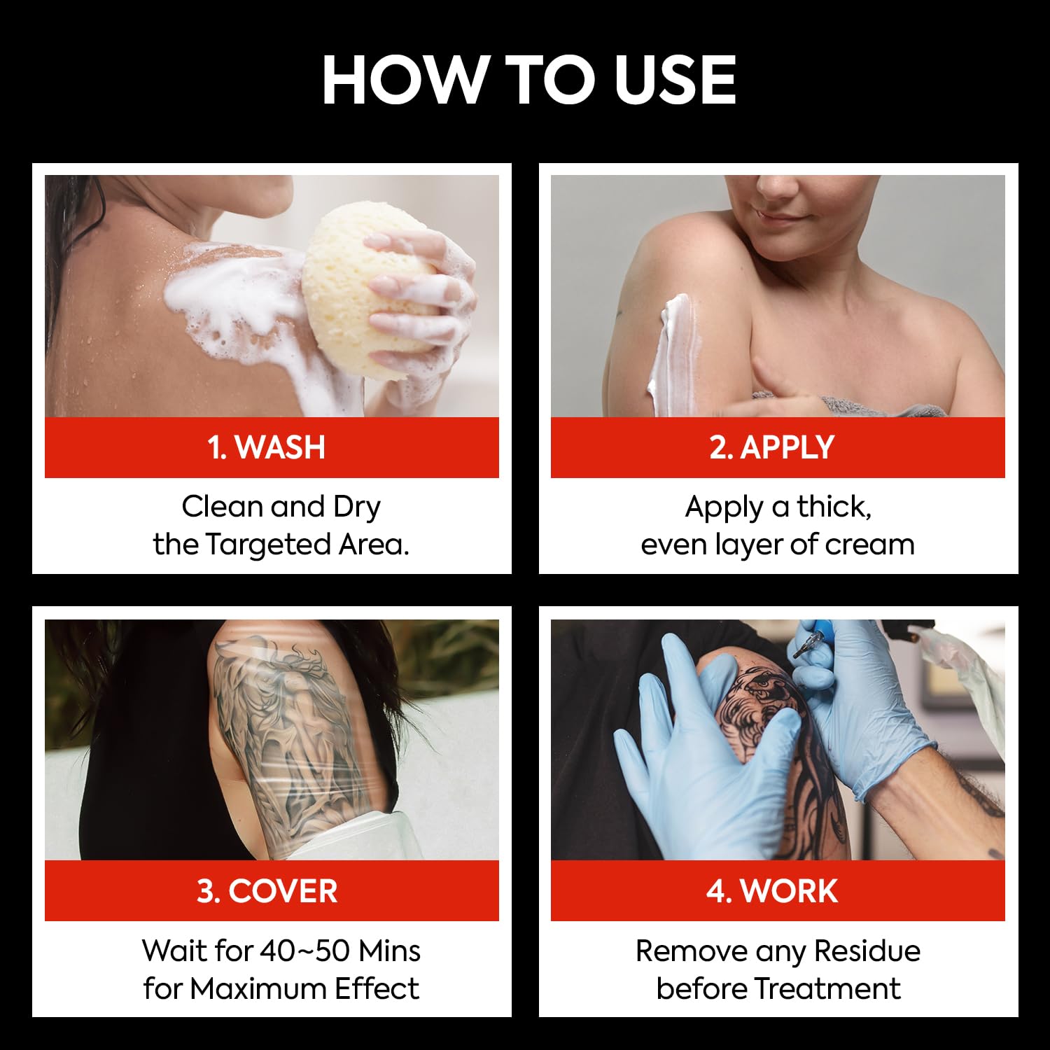 tuiwaro Numbing Cream: Fast-Absorbing with Emu Oil and Arnica — Non-Greasy 50 mL