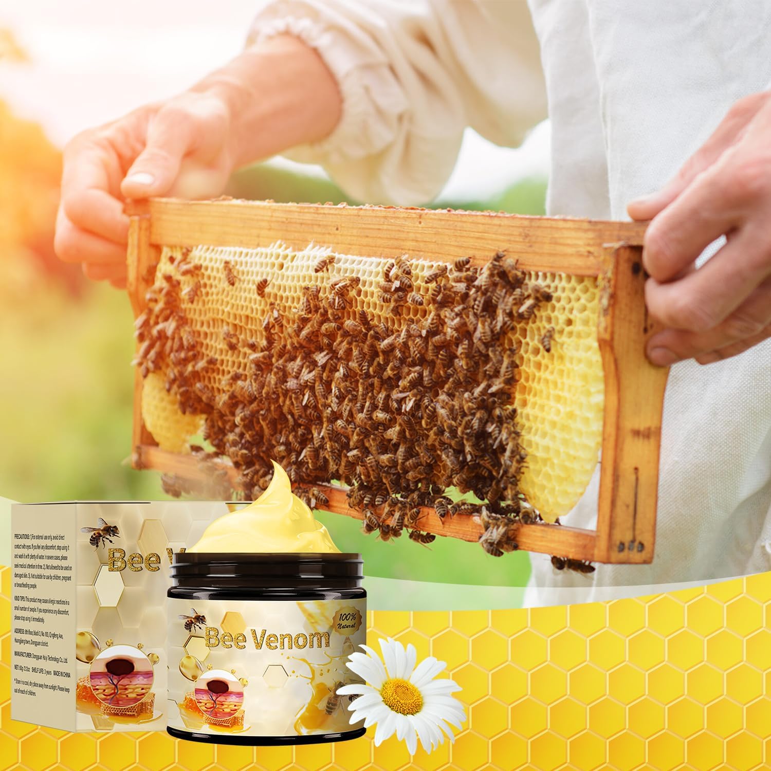 Bee Venom Treatment Cream, 2026 New Professional Bee Venom Repair Cream, For All Body Parts(2 Bottles)